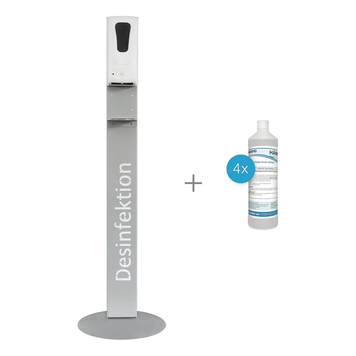 Numatic Desinfektionssäule mit Sensor »CDS4« inkl. 4x 1000 ml Desinfektionsmittel