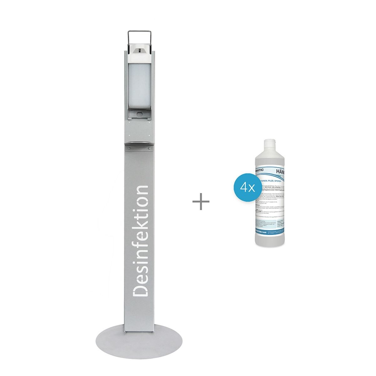 Numatic Desinfektionssäule mit Armhebel »CDS2« inkl. 4x 1000 ml Desinfektionsmittel