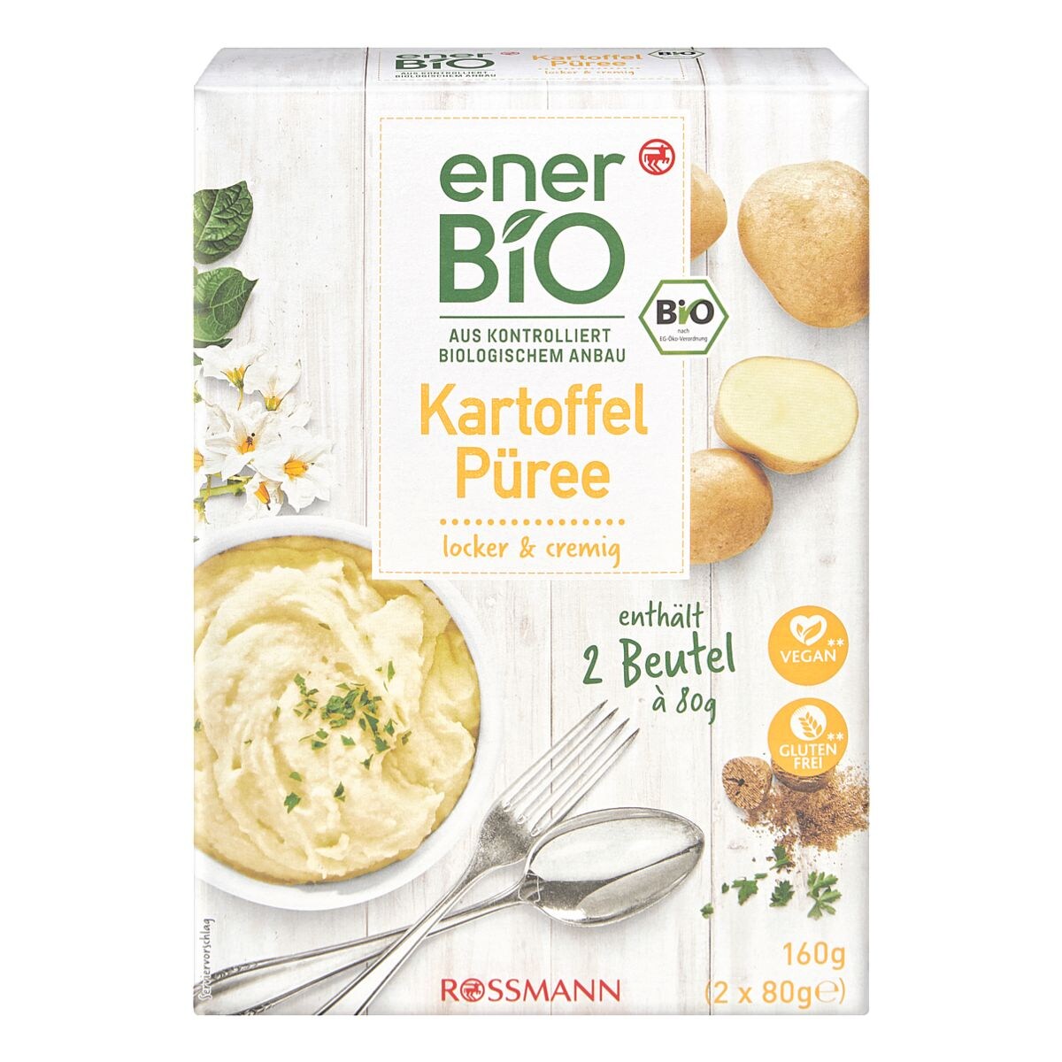 enerBIO Bio-Kartoffelpüree 2x 80 g