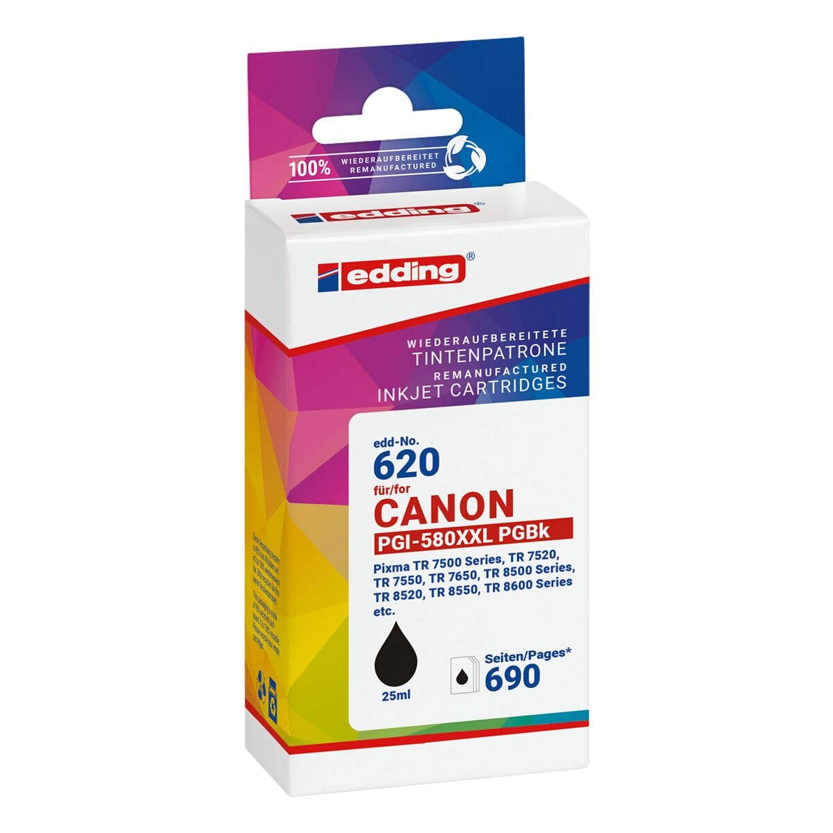 Edding Tintenpatrone ersetzt Canon »PGI-580XXL BK«