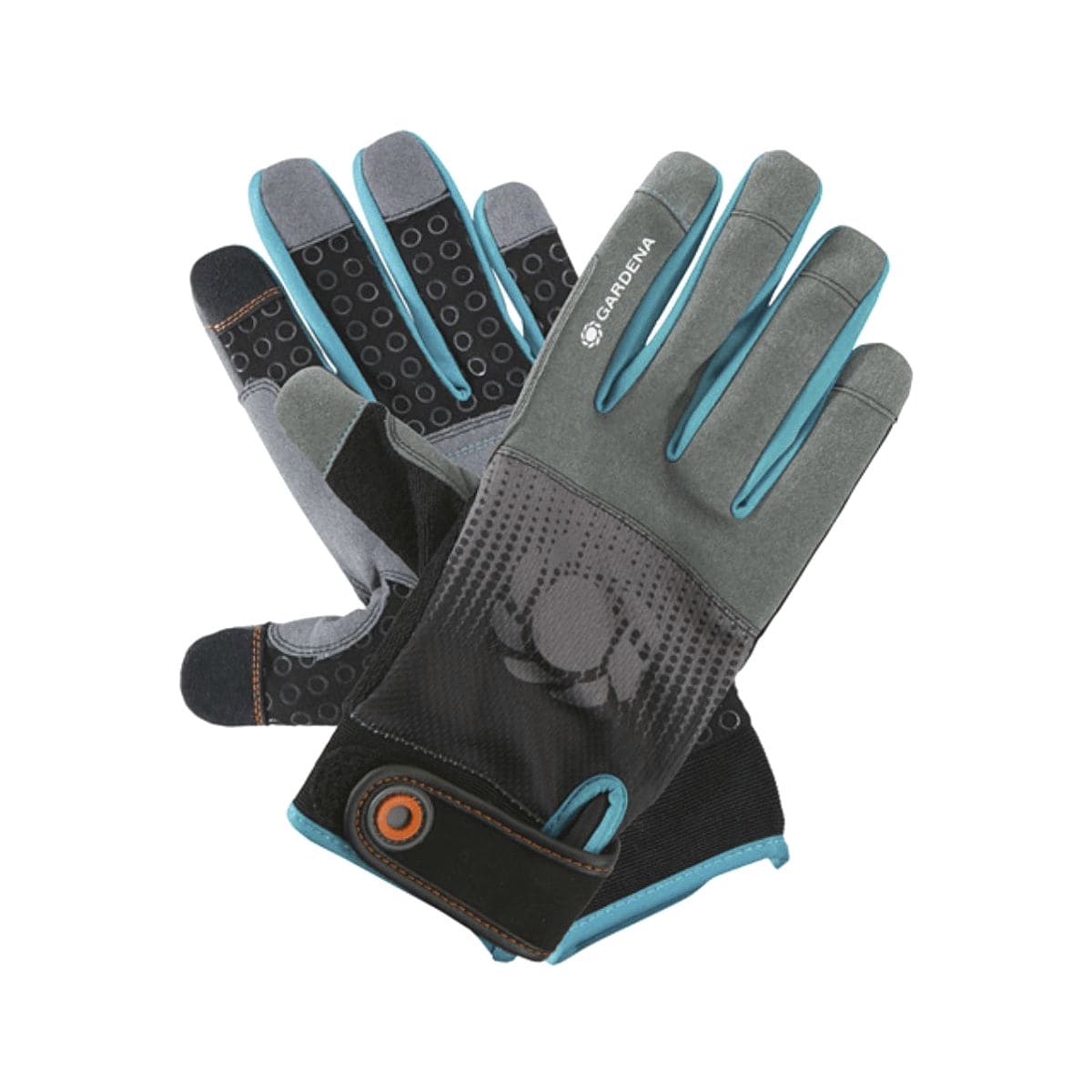 GARDENA Gerätehandschuhe, Größe M blau / grau / schwarz