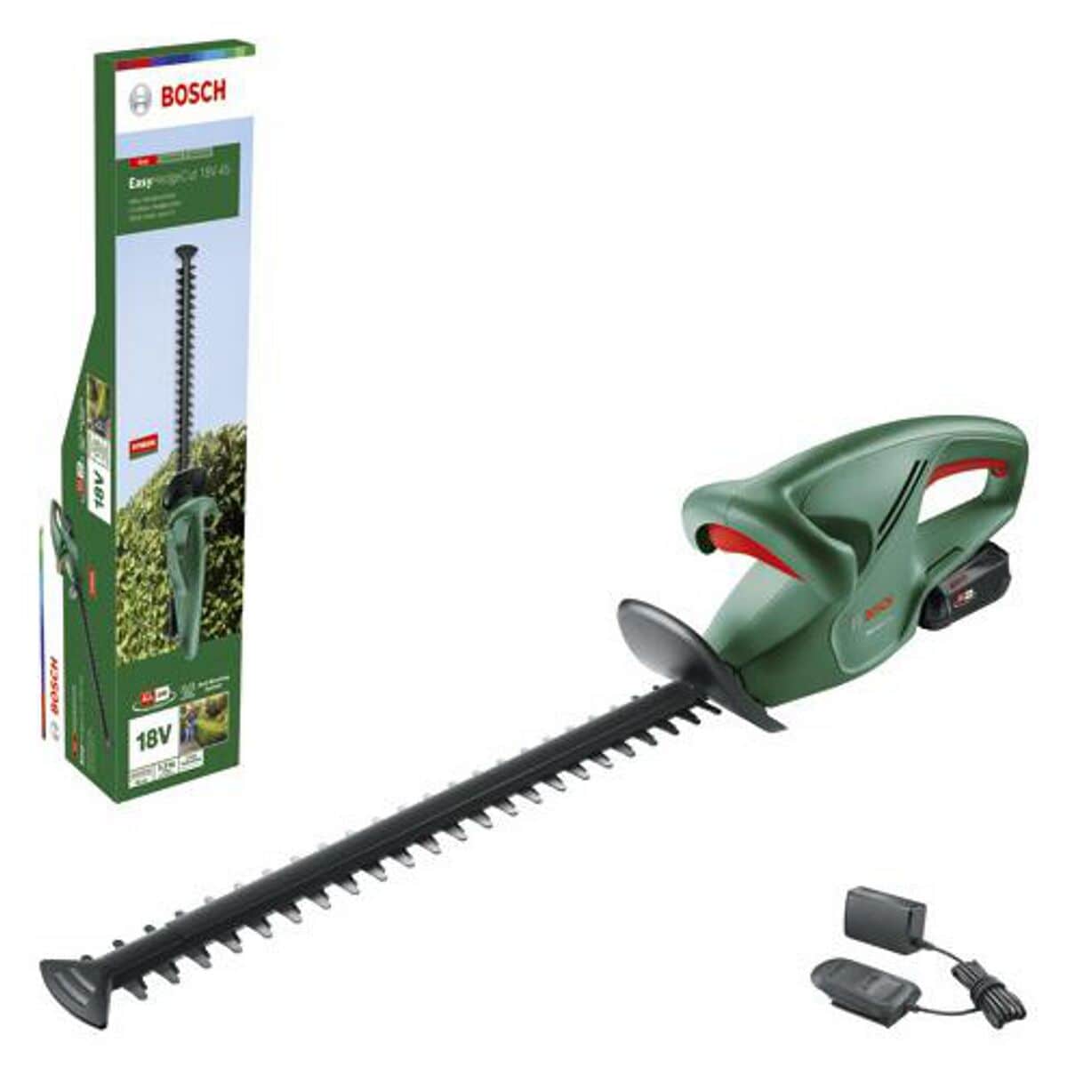 BOSCH Akku-Heckenschere EasyHedgeCut 18-45 mit Akku und Ladegerät