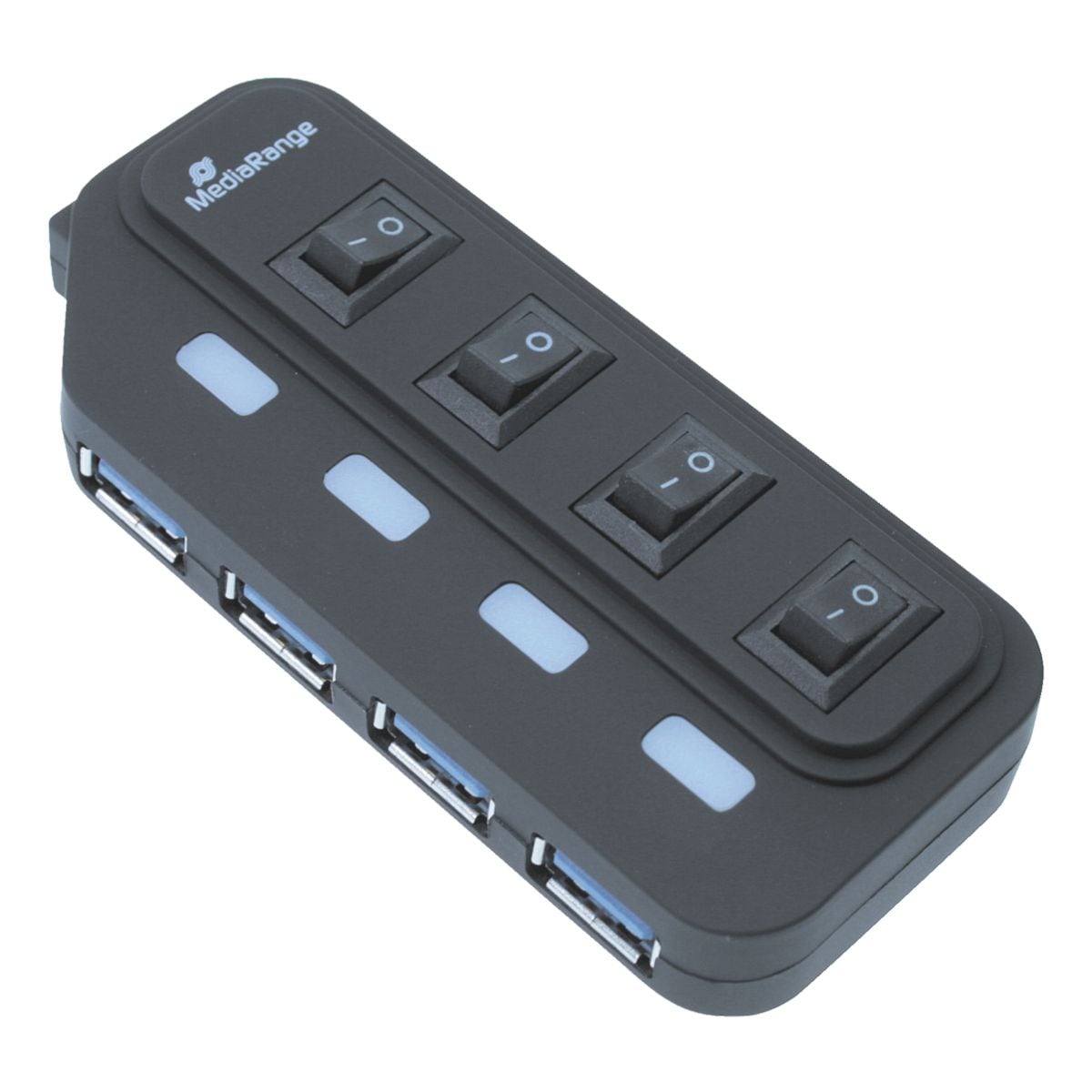 MediaRange USB 3.0 Hub 1:4 »MRCS505« mit separaten Schaltern