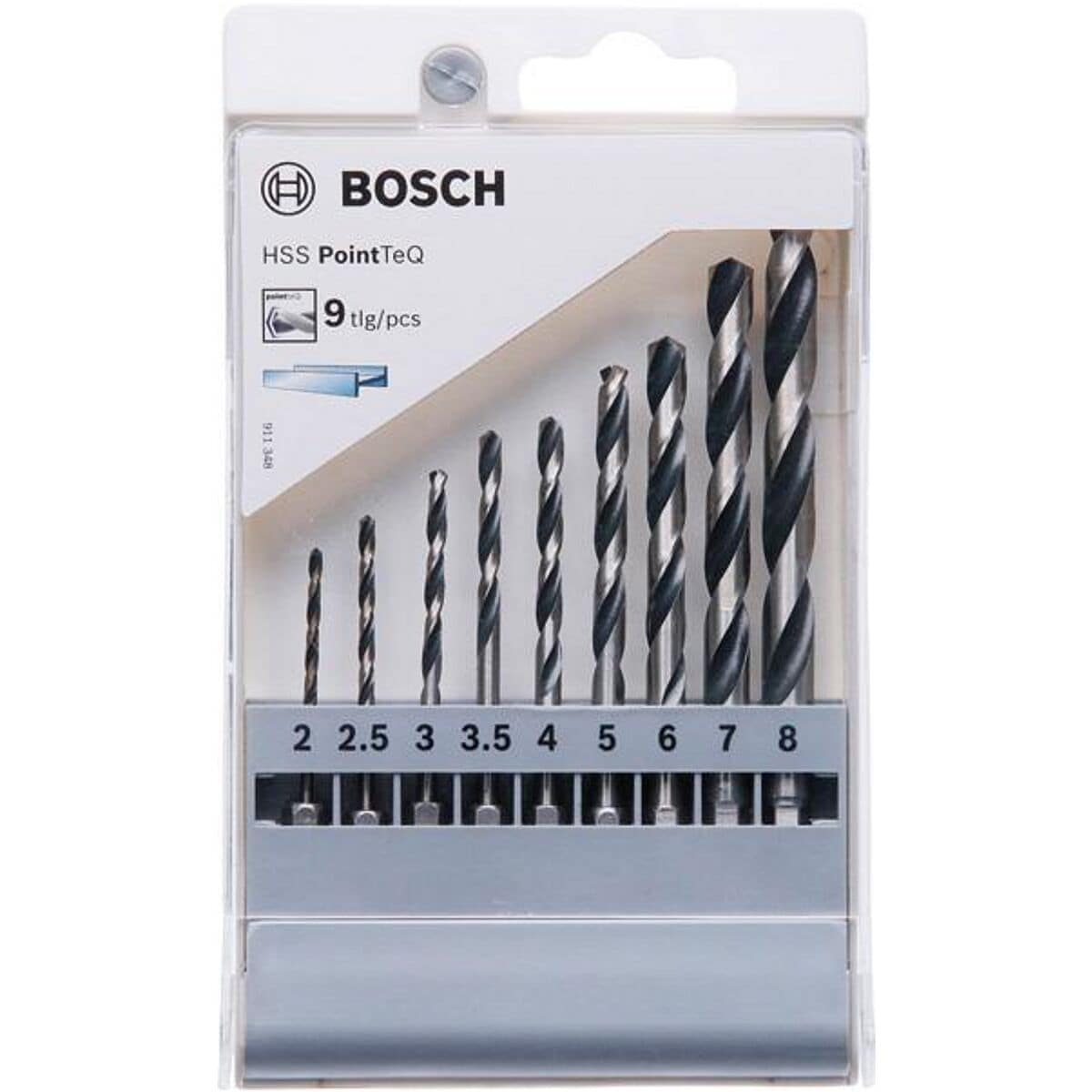 BOSCH 8tlg. Hammerbohrer-Set SDS plus-5