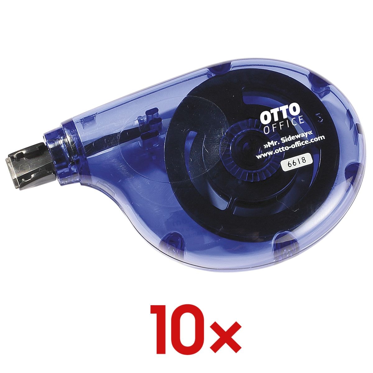 10x OTTO Office Einweg-Korrekturroller Mr. Sideway, 4,2 mm / 8,5 m