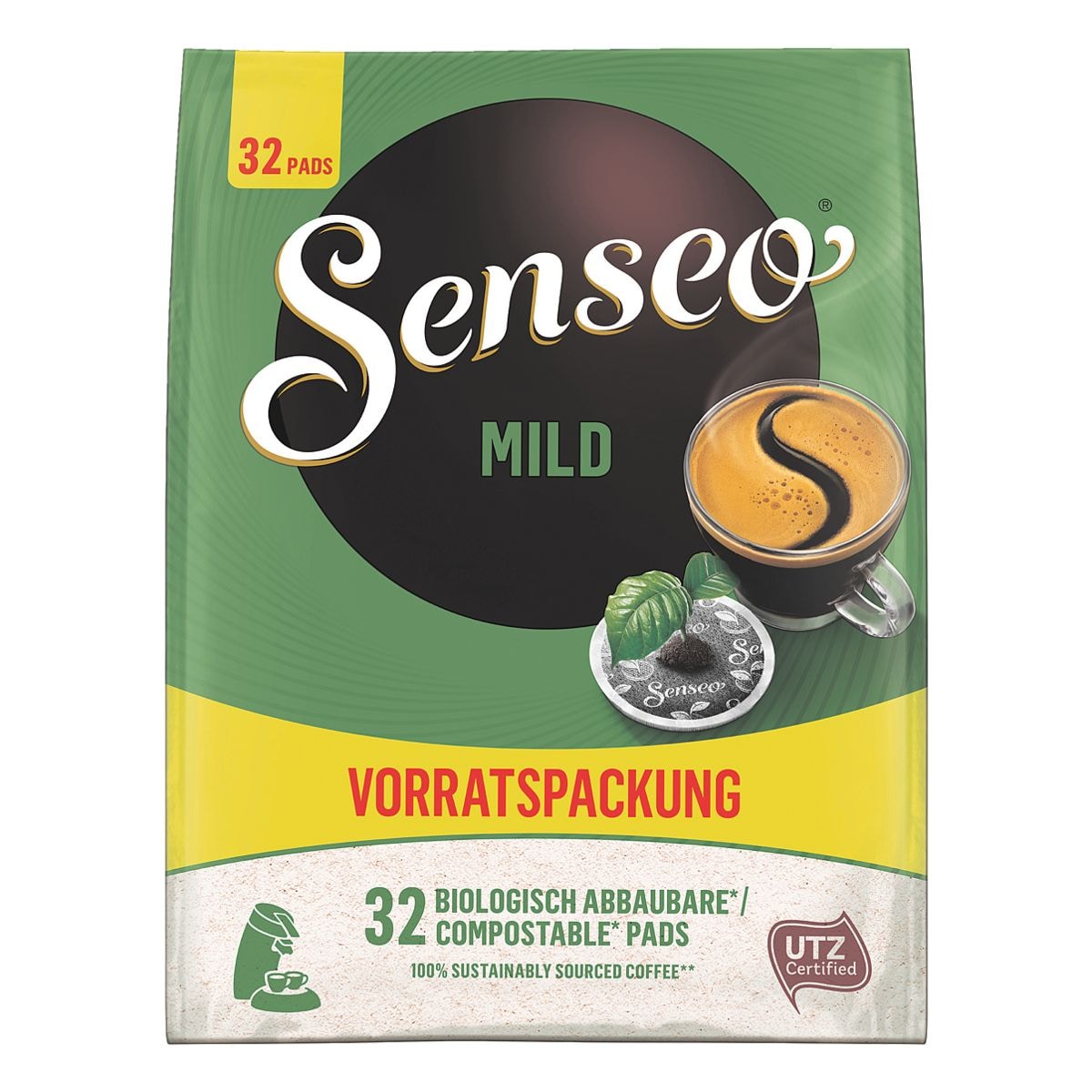 Senseo 32er-Pack Kaffeepads Mild