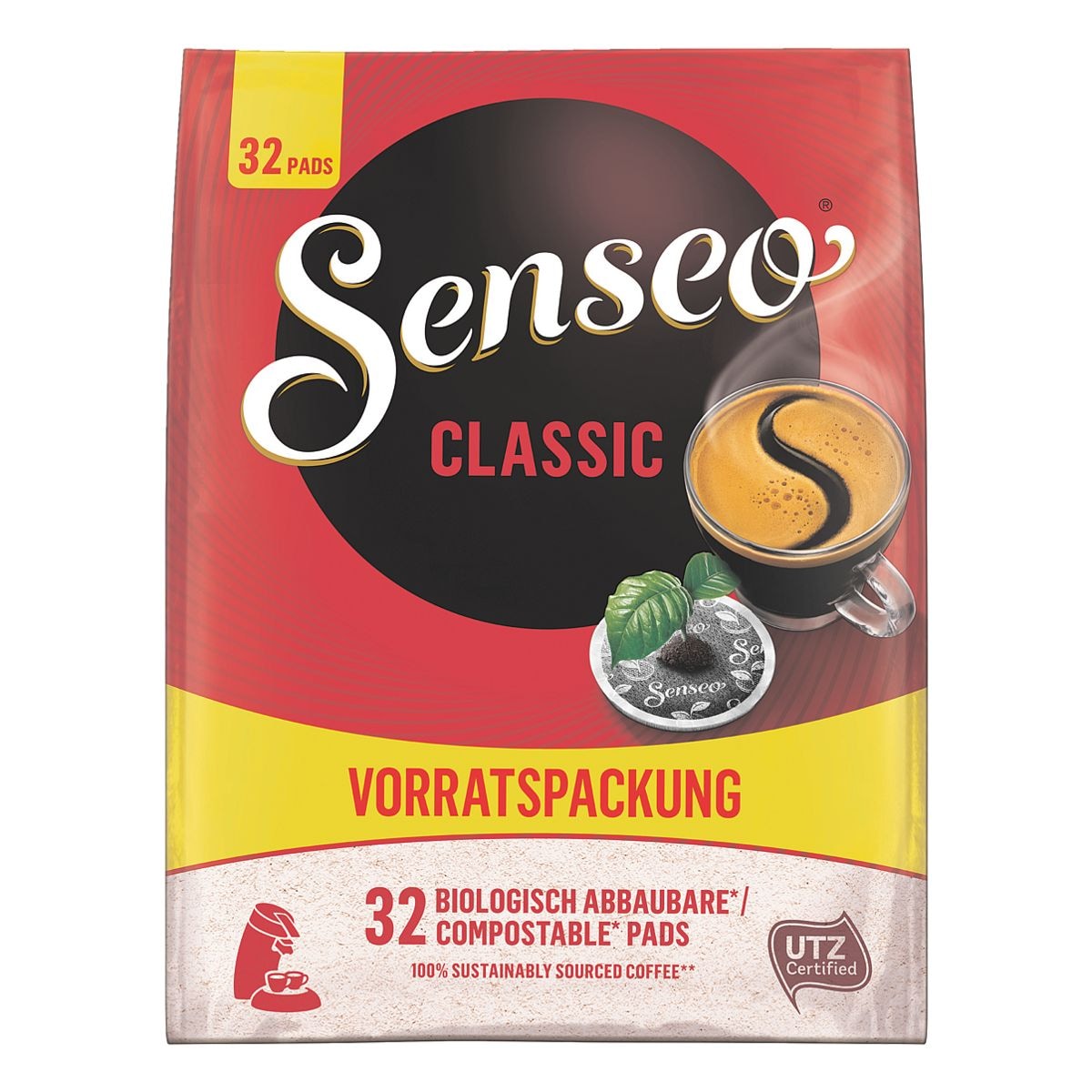 Senseo 32er-Pack Kaffeepads Classic