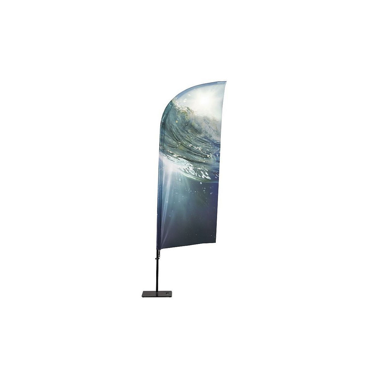 Showdown Displays Fahnenmast Beachflag Alu Wind 520 cm + Tasche - ohne Bezug