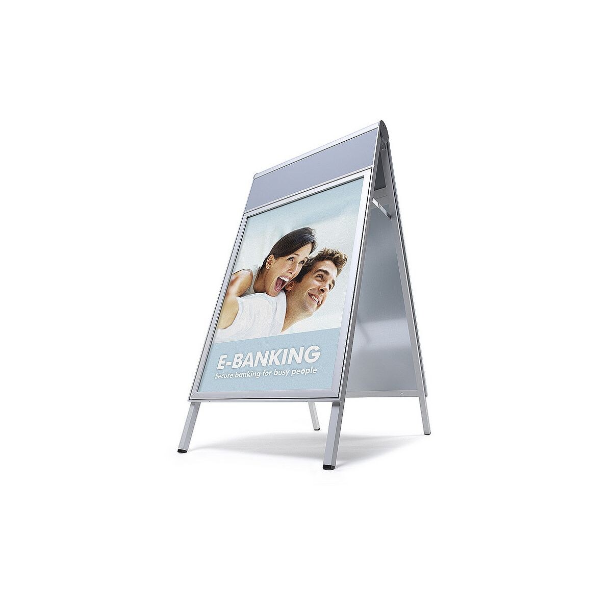 Showdown Displays Kundenstopper »Compasso® Logo« A1 Außenbereich