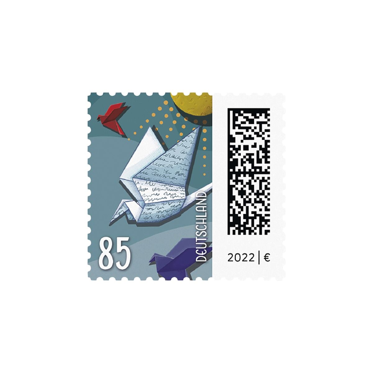 0,85 € Markenbox Brieftaube Deutsche Post, 100x Briefmarke selbstklebend