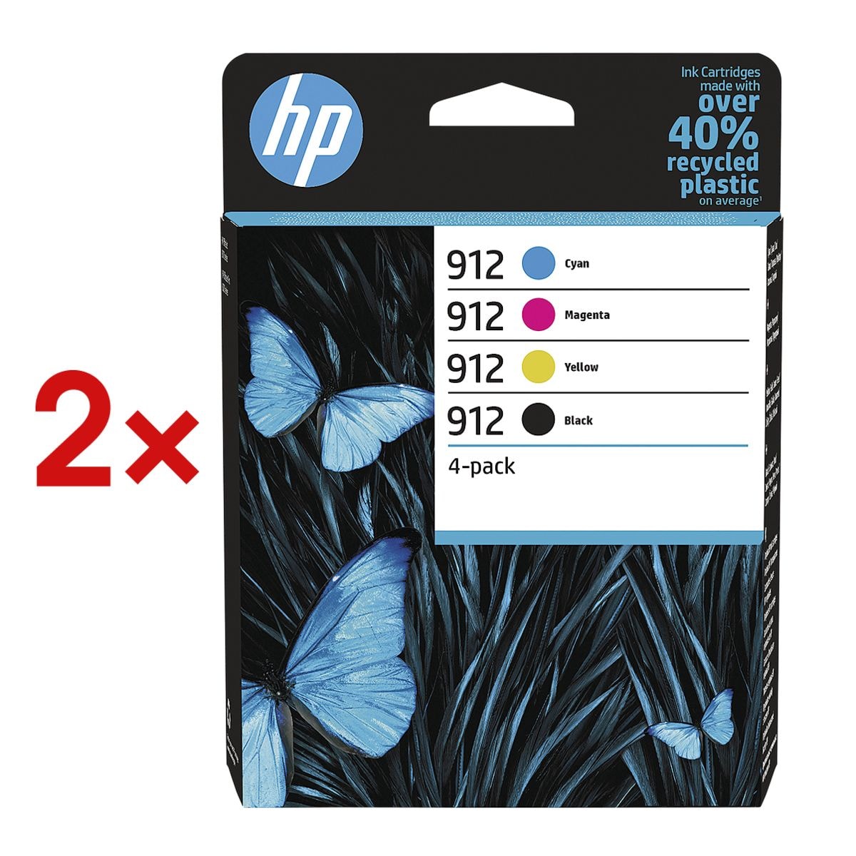HP 2x 4er-Set Tintenpatronen »6ZC74AE« HP 912 CMYK
