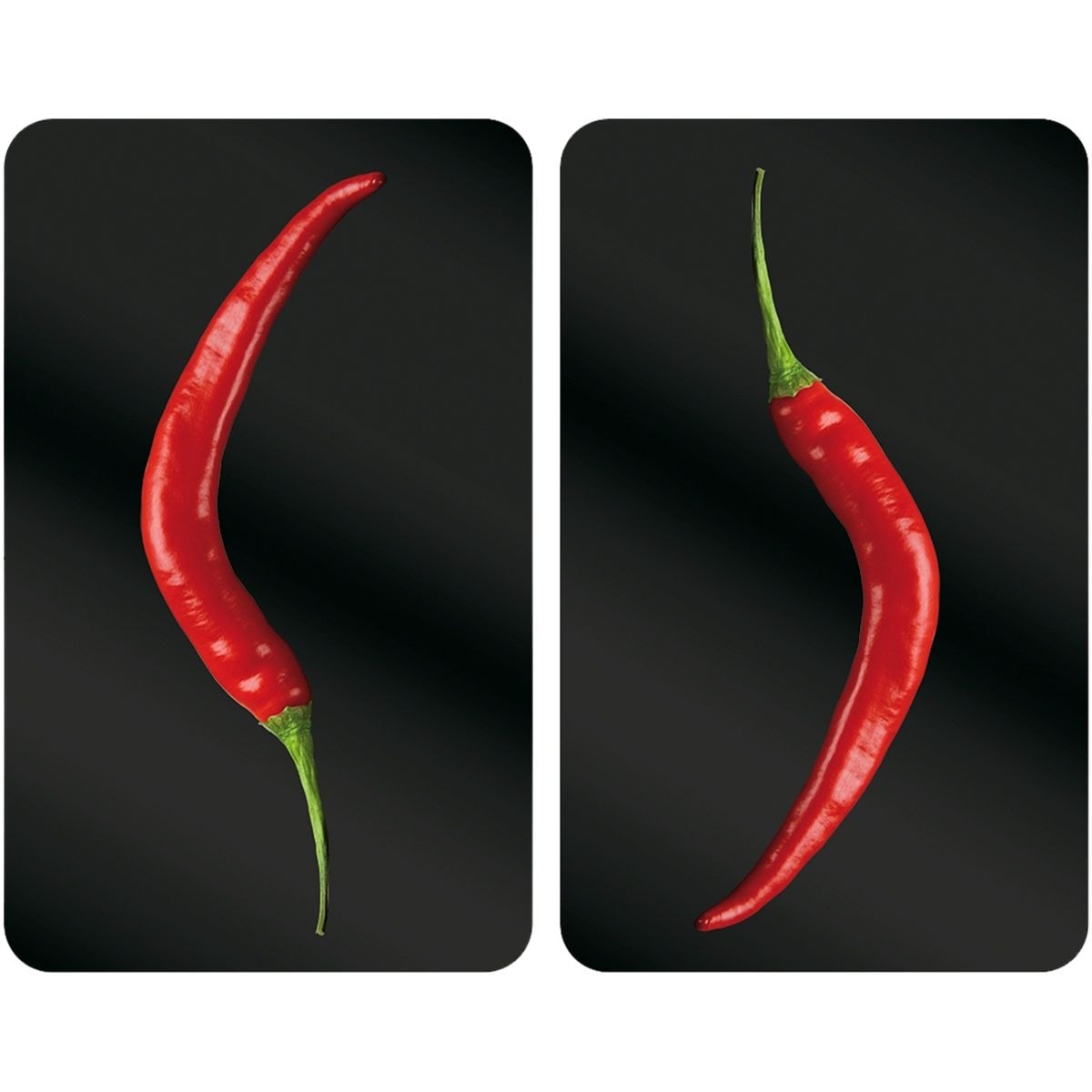 Wenko 2er-Set Herdabdeckplatte Universal »Hot Peperoni«