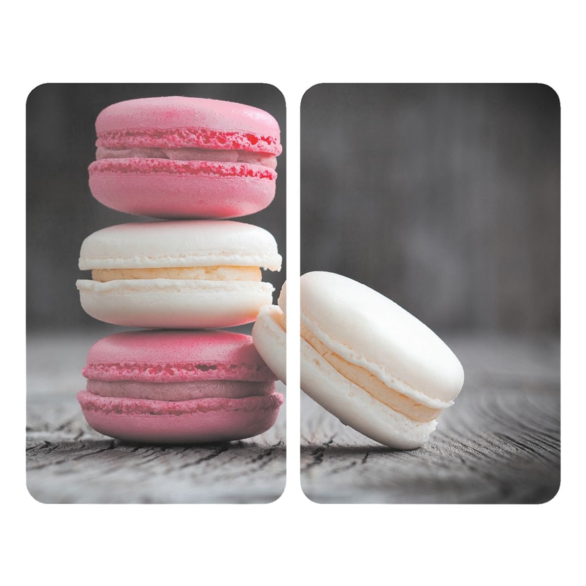 Wenko 2er-Set Herdabdeckplatte Universal »Macarons«