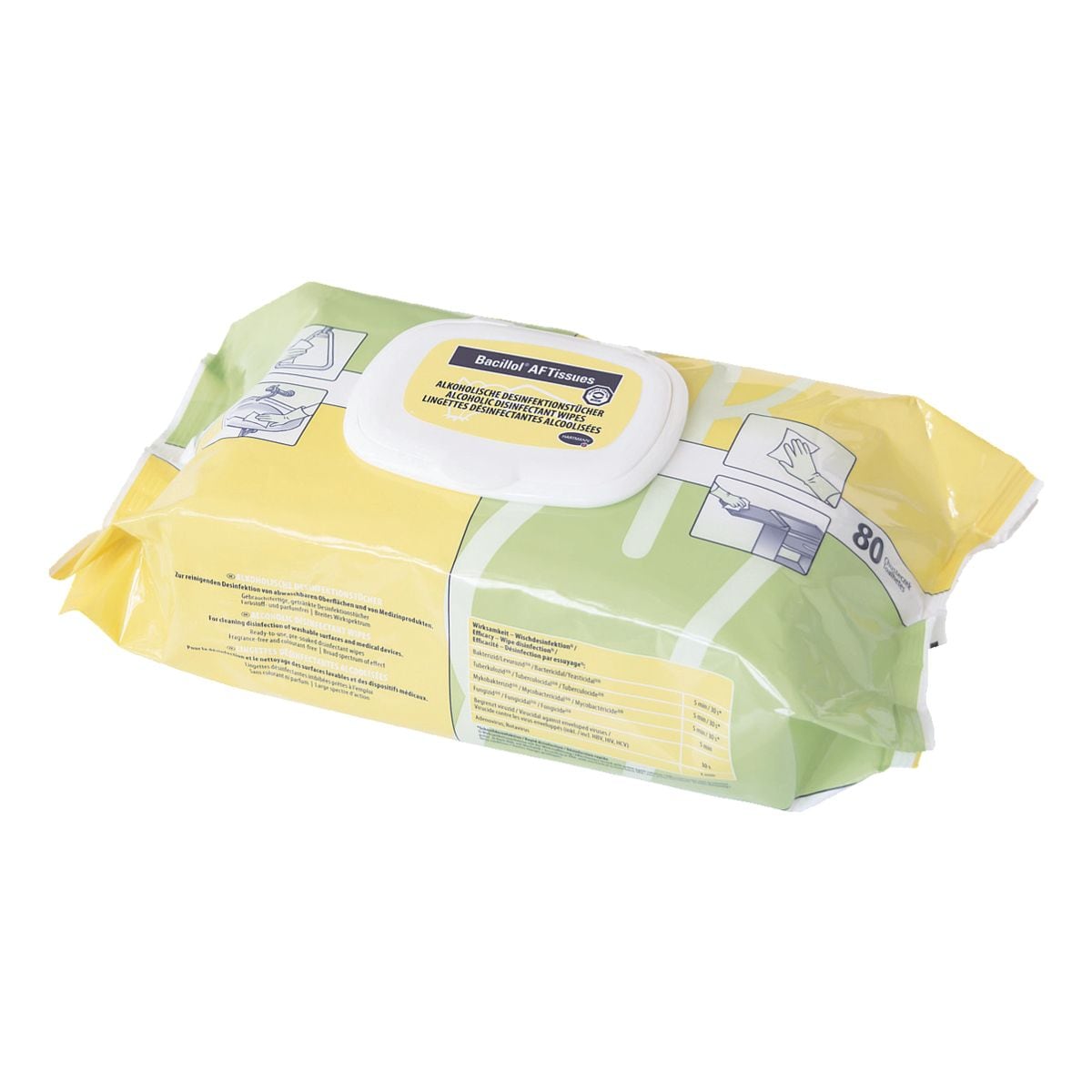 HARTMANN 80er-Pack Oberflchen-Desinfektionstcher Bacillol® AF Tissues