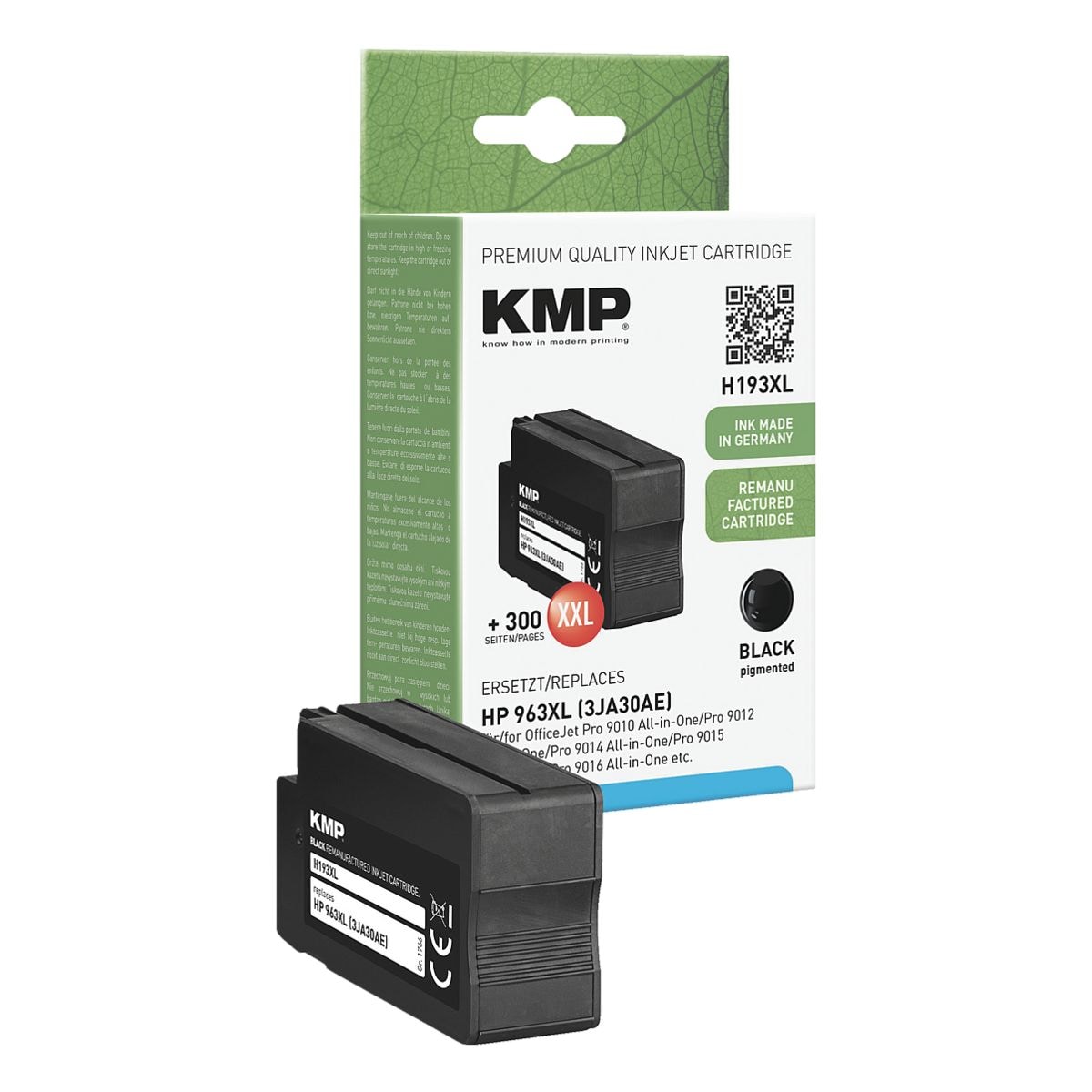 KMP Tintenpatrone ersetzt Hewlett Packards »963 XXL« (3JA30AE)
