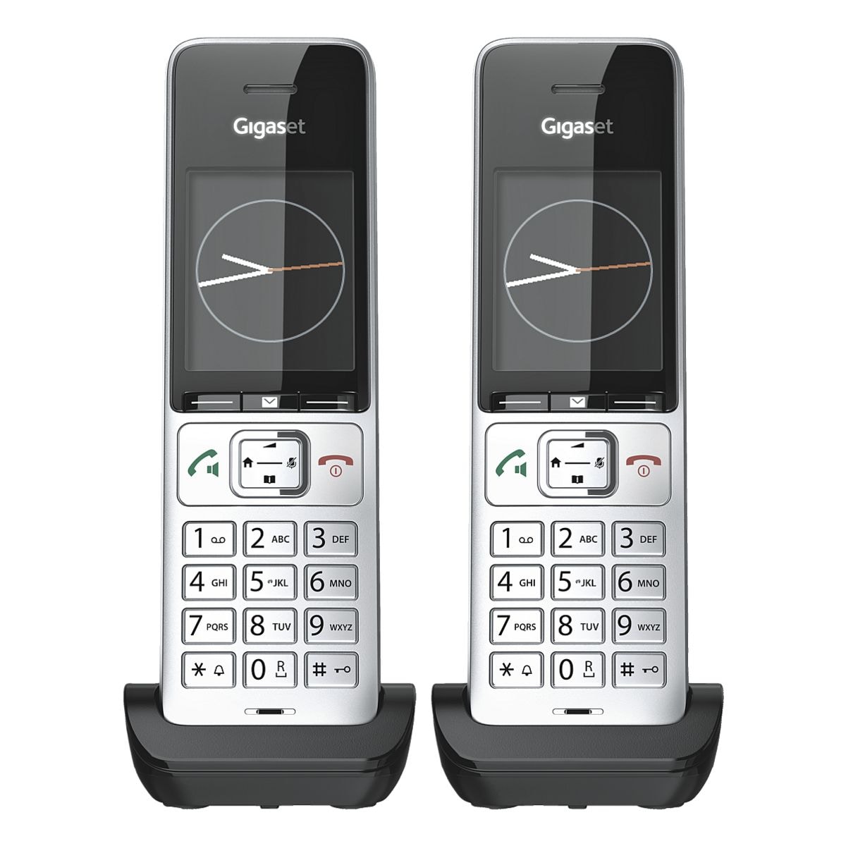 Gigaset 2er-Set Schnurlose Telefone COMFORT 500HX