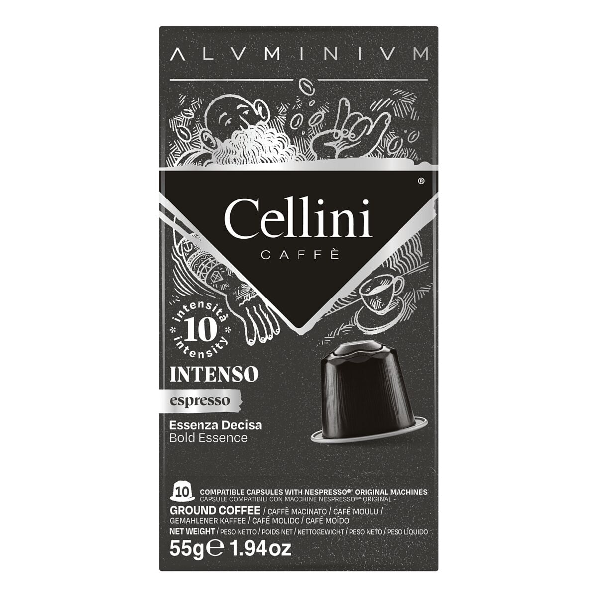 Cellini Cellini Espresso Intenso Kafeekapseln 55 g
