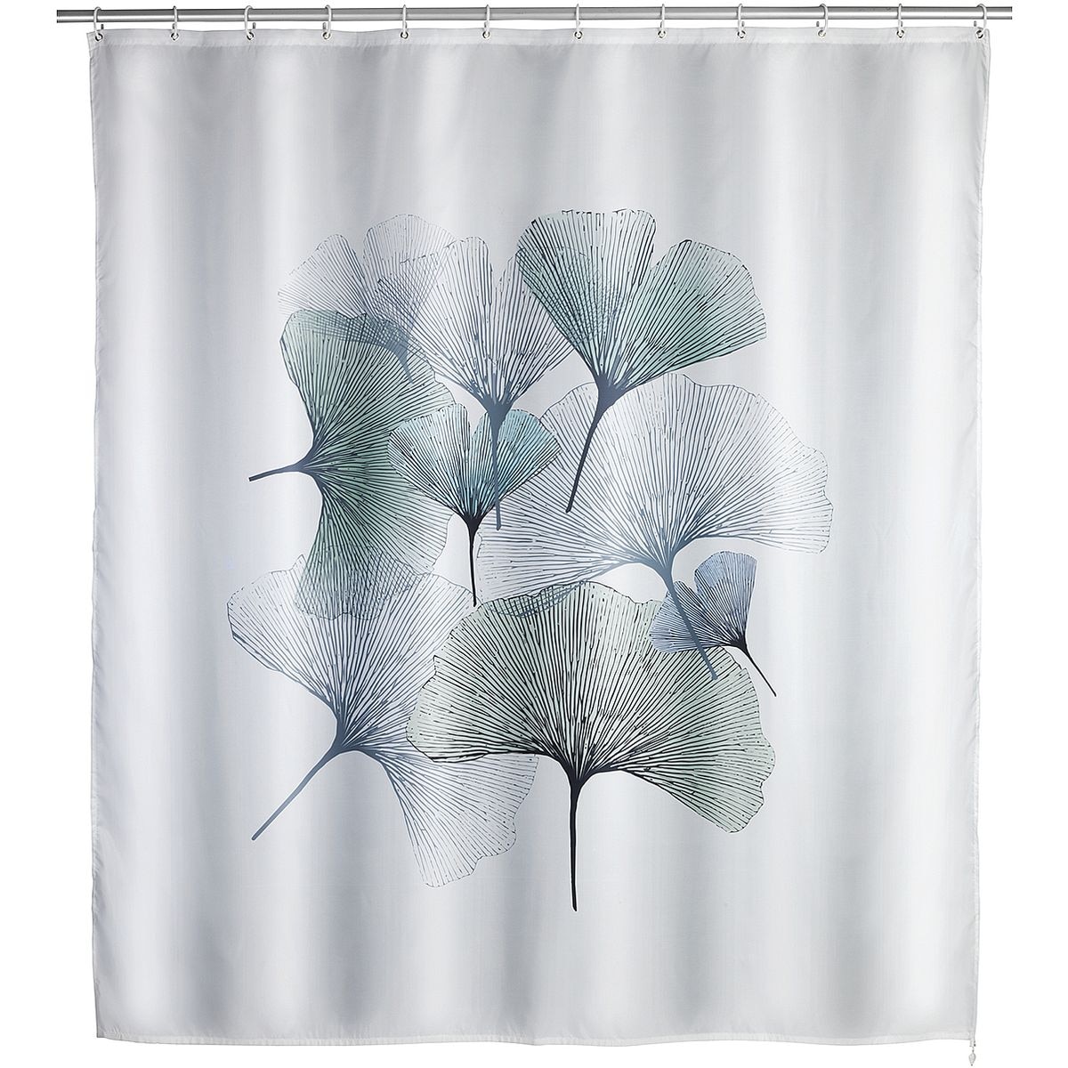 Wenko Anti-Schimmel Duschvorhang »Ginko« Textil 180 x 200 cm