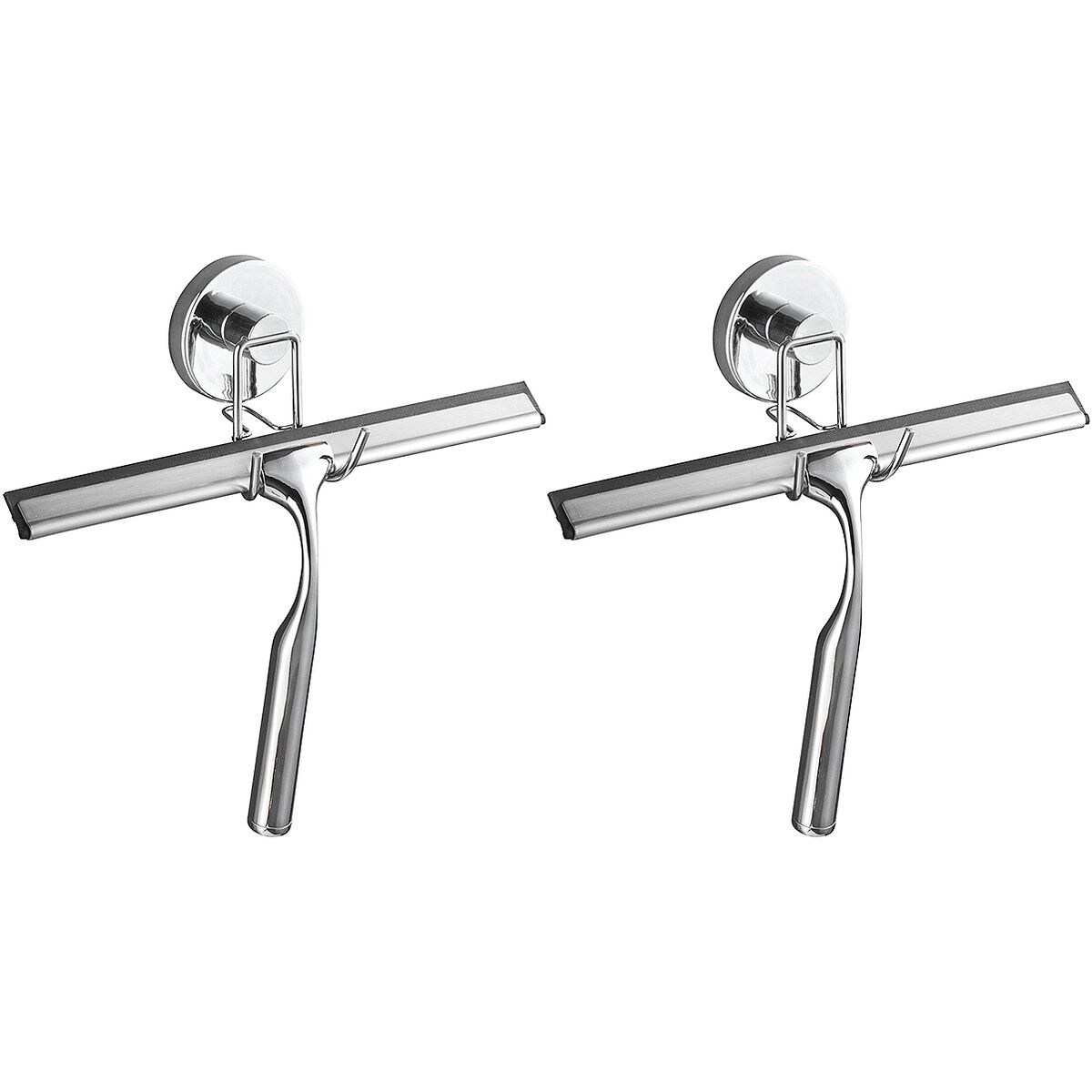 Wenko 2er-Set Vacuum-Loc® Duschabzieher