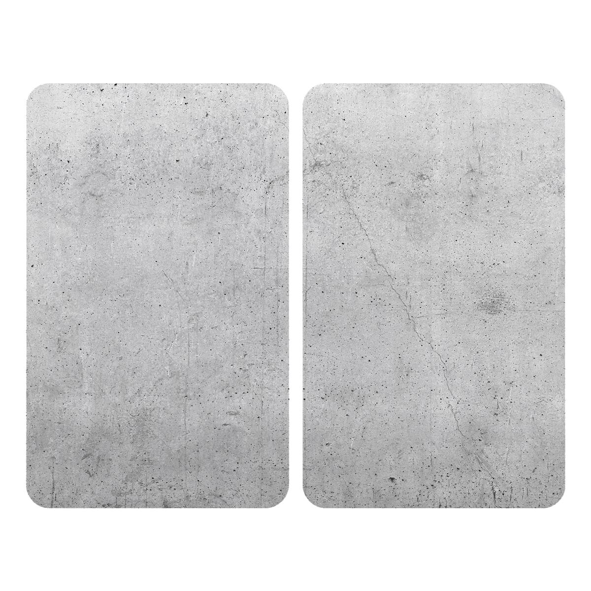 Wenko 2er-Set Herdabdeckplatte Universal »Beton«