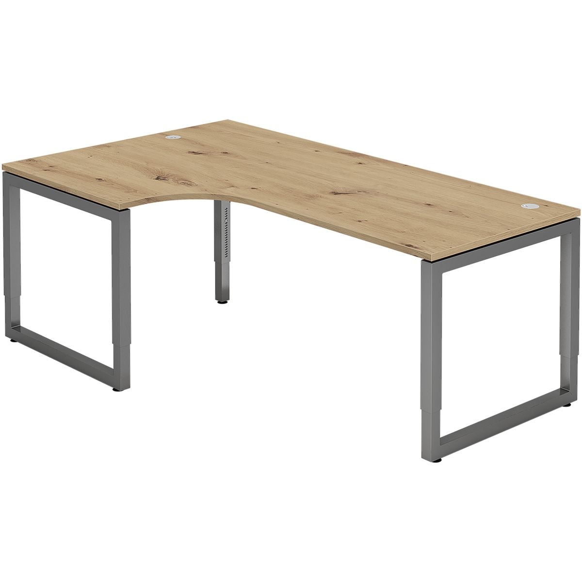 HAMMERBACHER Schreibtisch »R-Line« 200 cm, Bügel-Fuß graphit