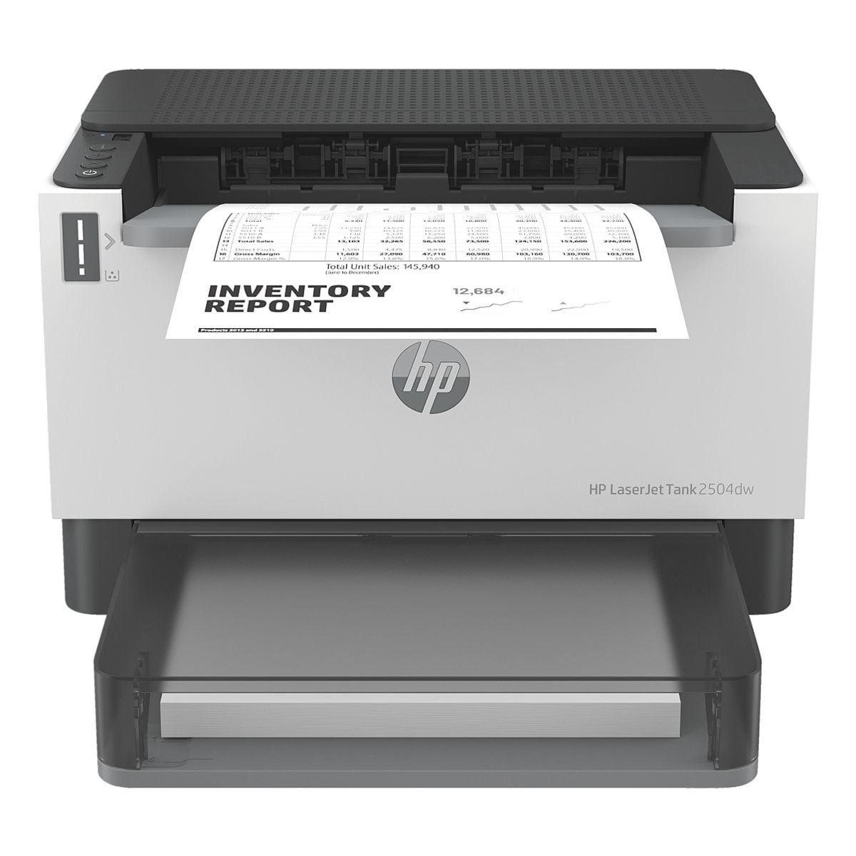 HP LaserJet Tank 2504dw Laserdrucker, A4 schwarz wei Laserdrucker mit LAN und WLAN - HP Instant Ink-fhig