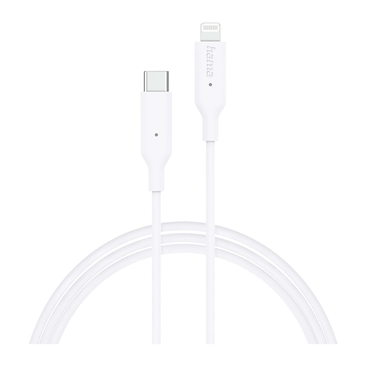 Hama Ladekabel USB-C auf Lightning 1 m weiß