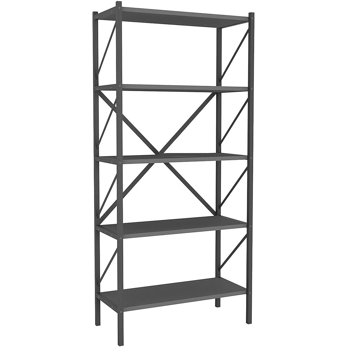 VCM offenes Stand-Regal »Insansi 5fach« im Industrial-Design