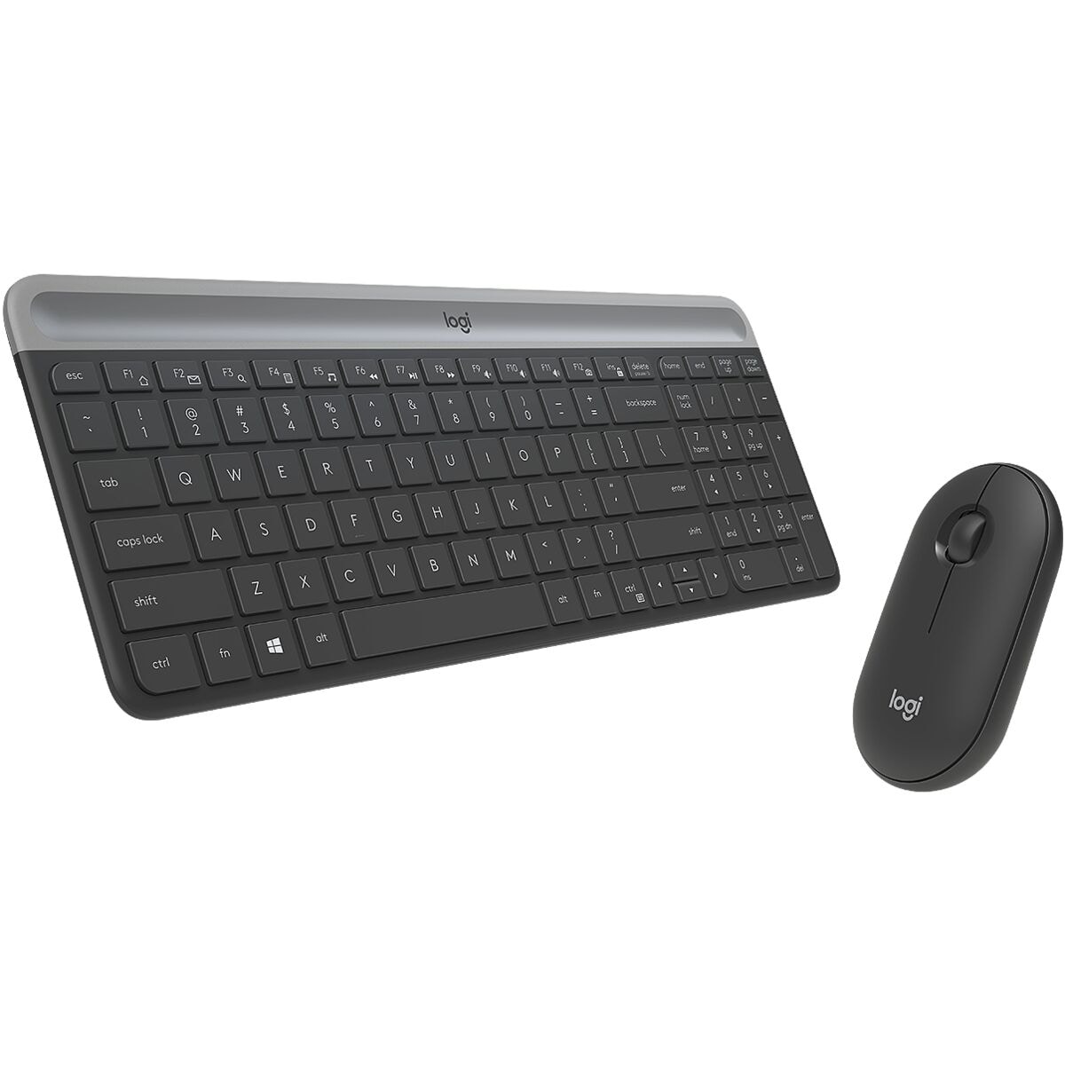 Logitech Kabelloses Tastatur-Maus-Set MK470 Slim Combo