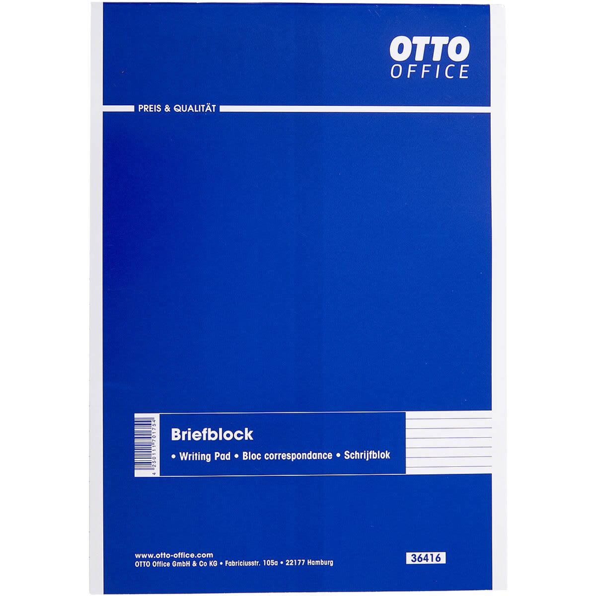 OTTO Office Briefblock, A5, liniert, 50 Blatt