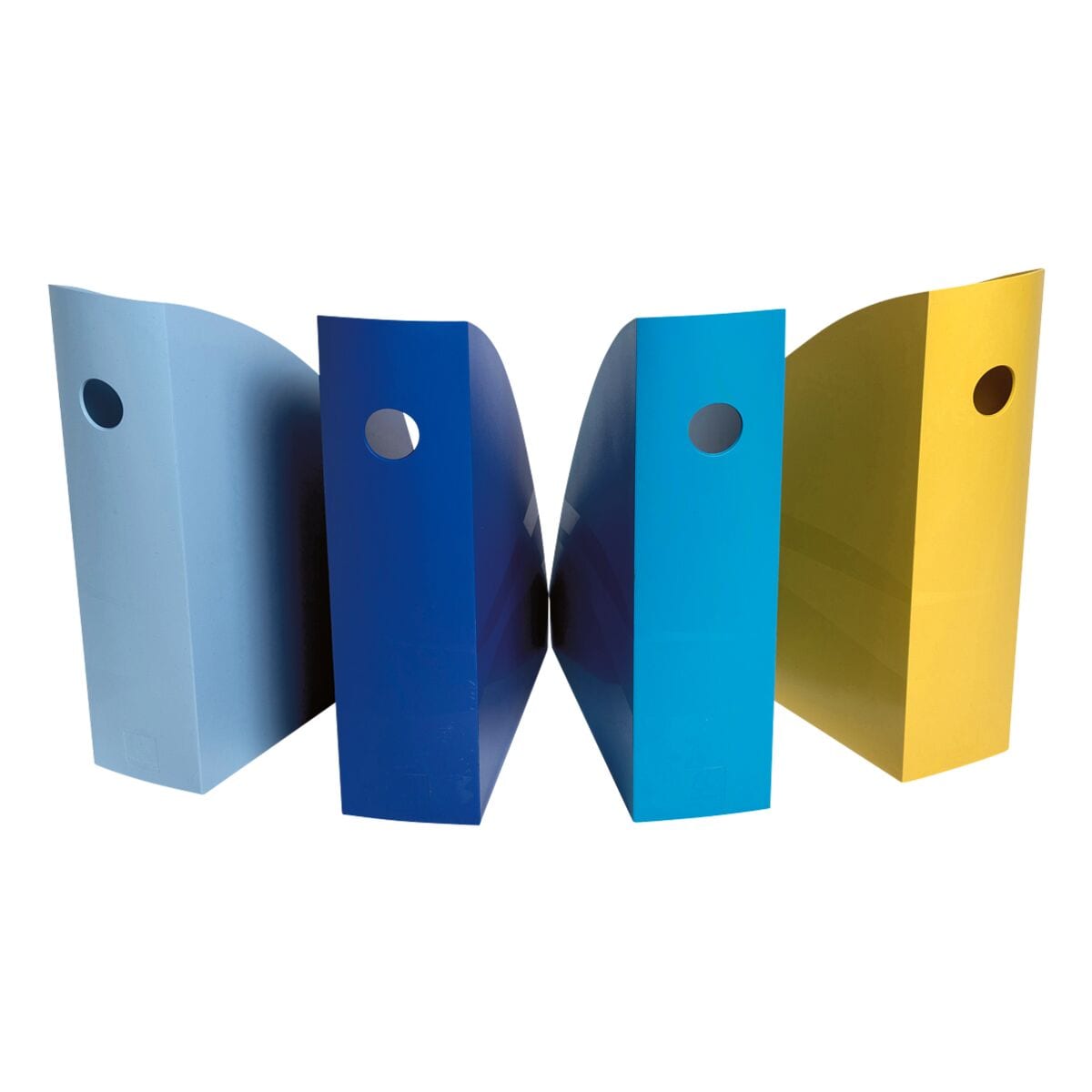 EXACOMPTA 4er-Set Stehsammler Bee Blue »Mag-Cube«