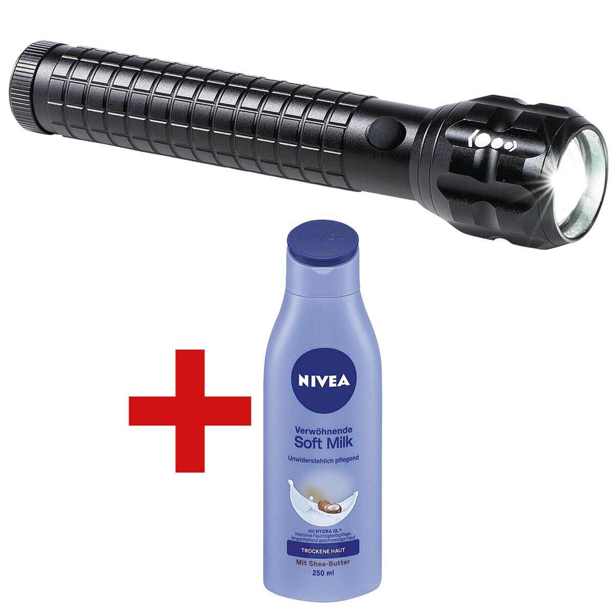 MAUL Taschenlampe »MAULkronos M« inkl. Body Lotion »Soft Milk«