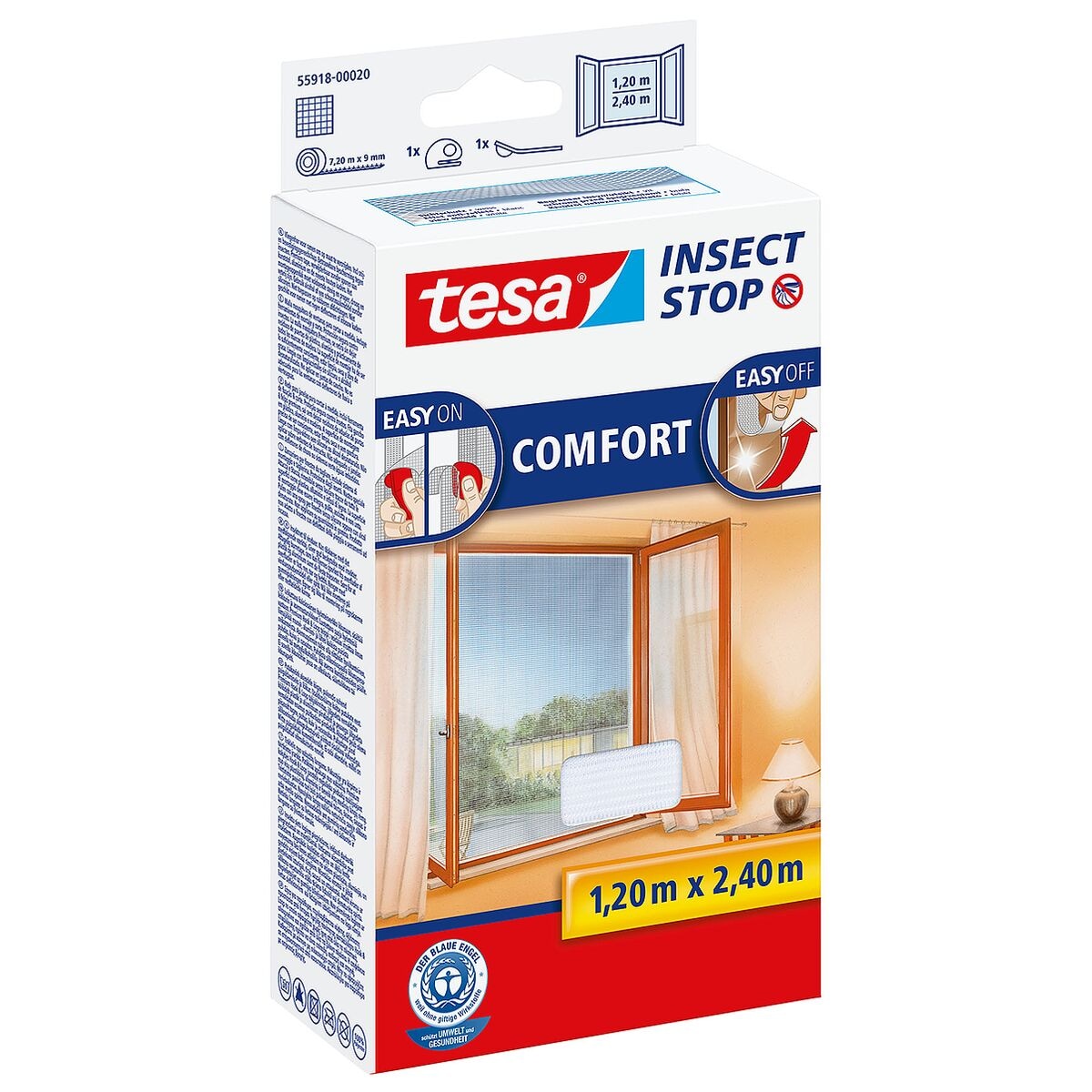 tesa Fliegengitter »Insect Stop COMFORT« - 1,2 x 2,4 m