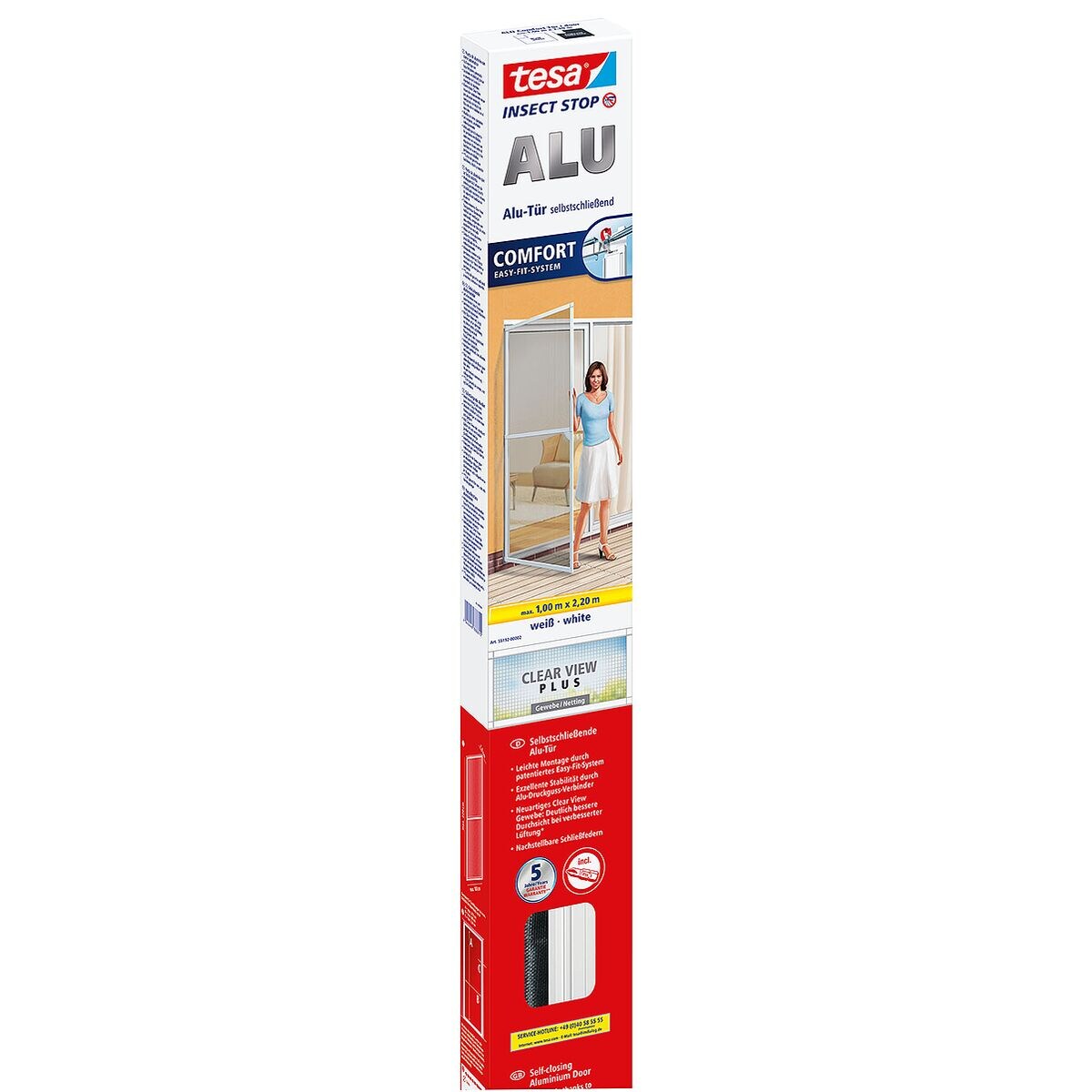 tesa Tür-Fliegengitter »Insect Stop COMFORT« 1 x 2,2 m