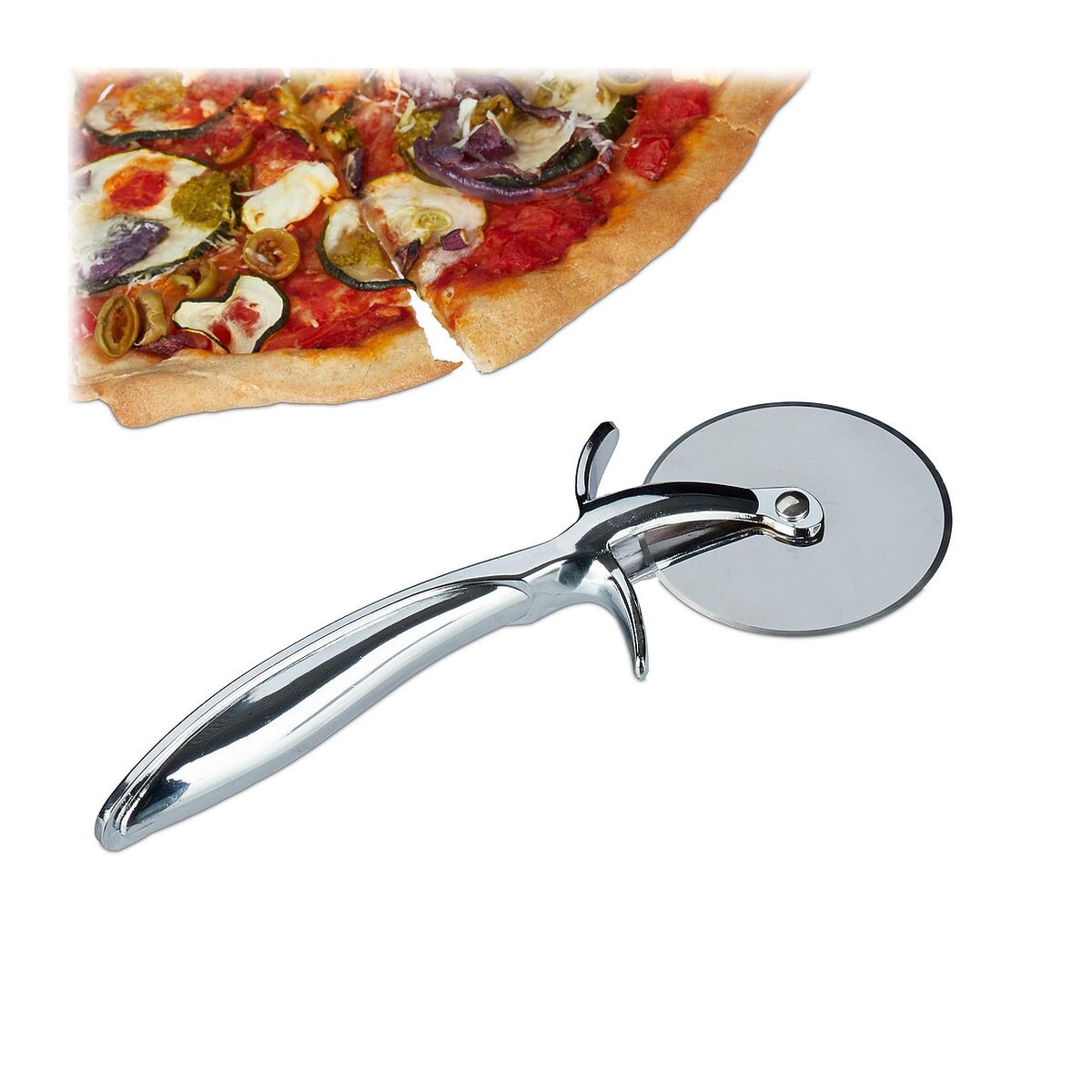 relaxdays Pizzaschneider »Profi« Ø 6,7 cm