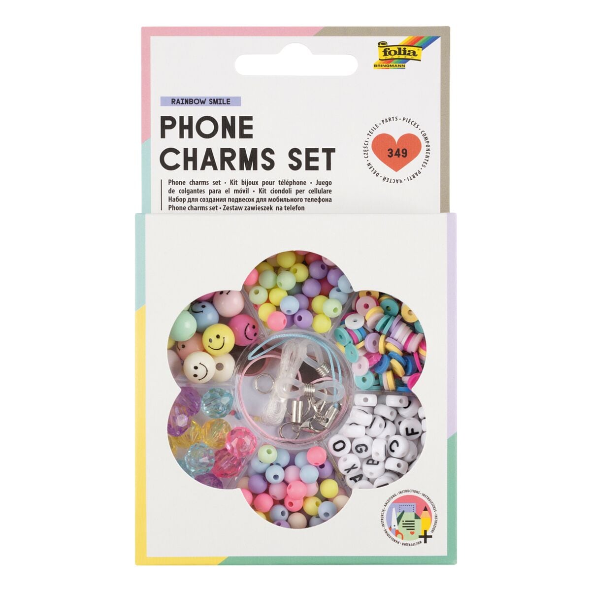 folia Schmuck-Perlen-Set »Rainbow Smile« 349 Teile
