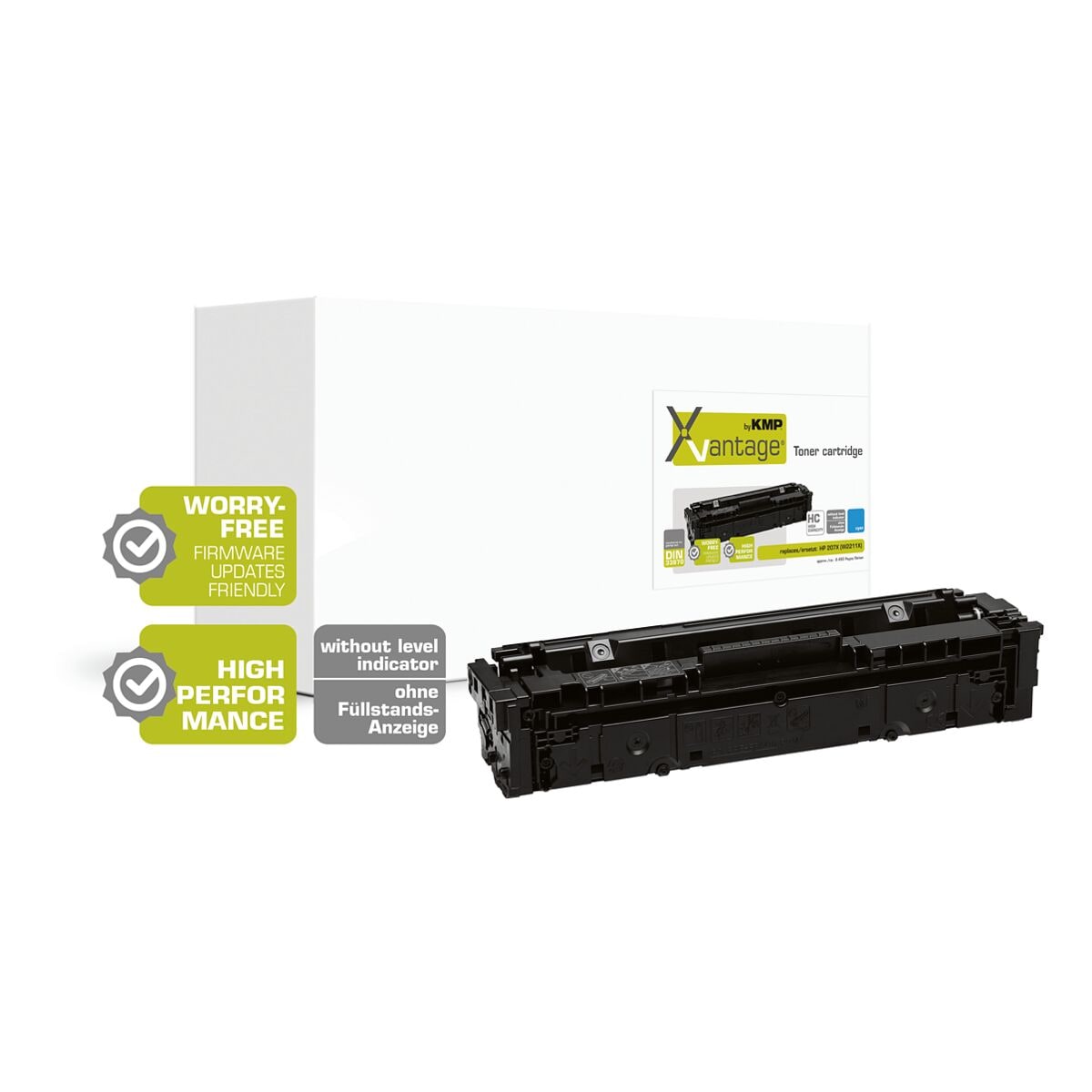 KMP Xvantage Toner »XVantage« ersetzt HP 207X cyan