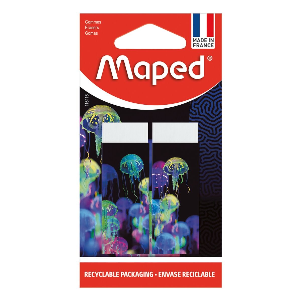Maped 2x Radierer Deepsea Paradise