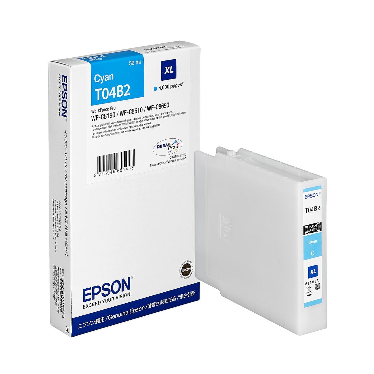 Epson Tintenpatrone »T04B2XL« cyan