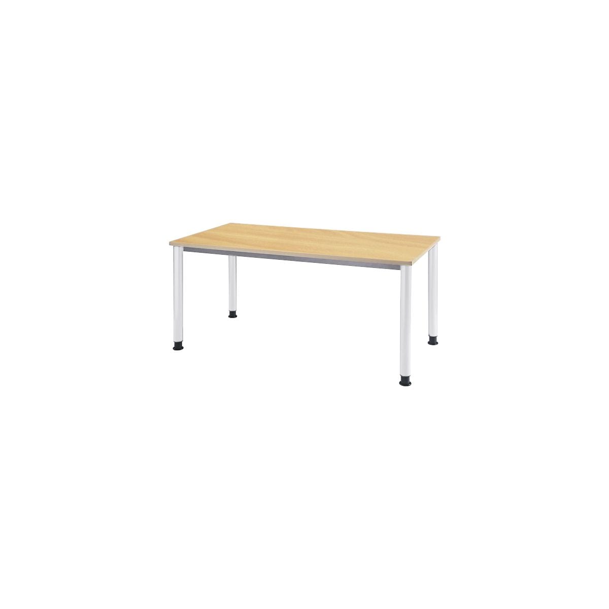 OTTO Office Premium Schreibtisch »OTTO Office Line I« 160 cm, 4-Fuß alufarben