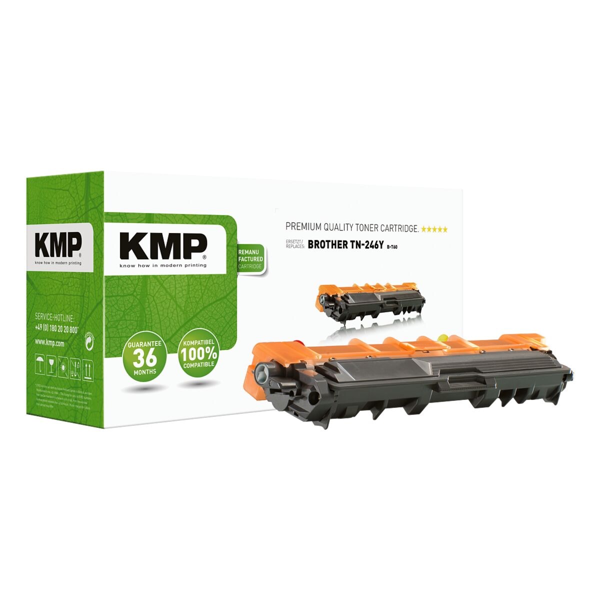 KMP Toner ersetzt Brother TN246Y