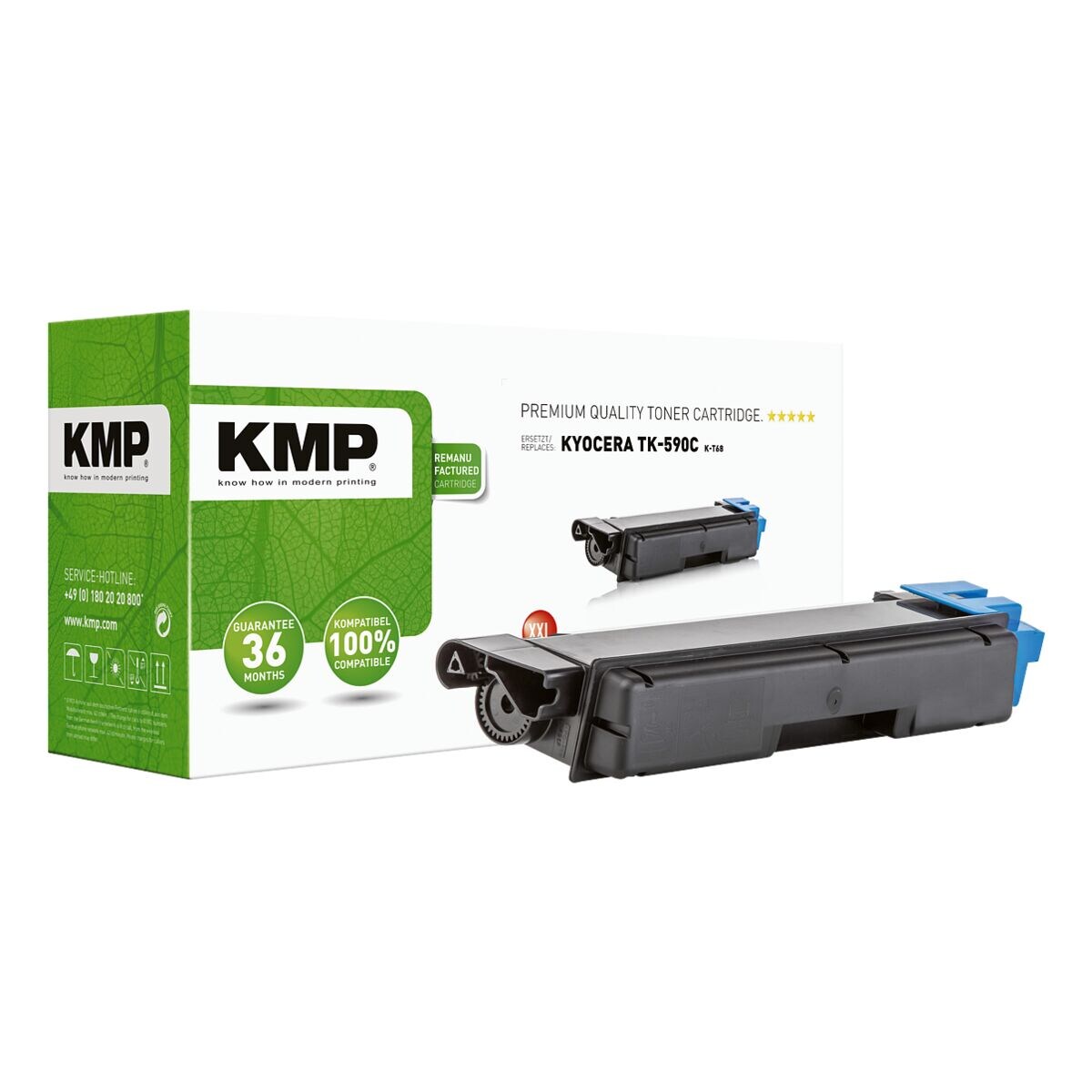 KMP Toner ersetzt Kyocera »TK-590C«