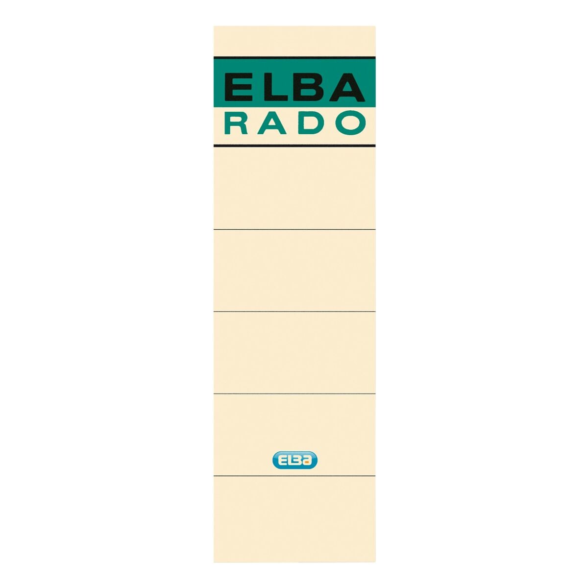 Elba 10x Rückenschild »rado 8 cm«