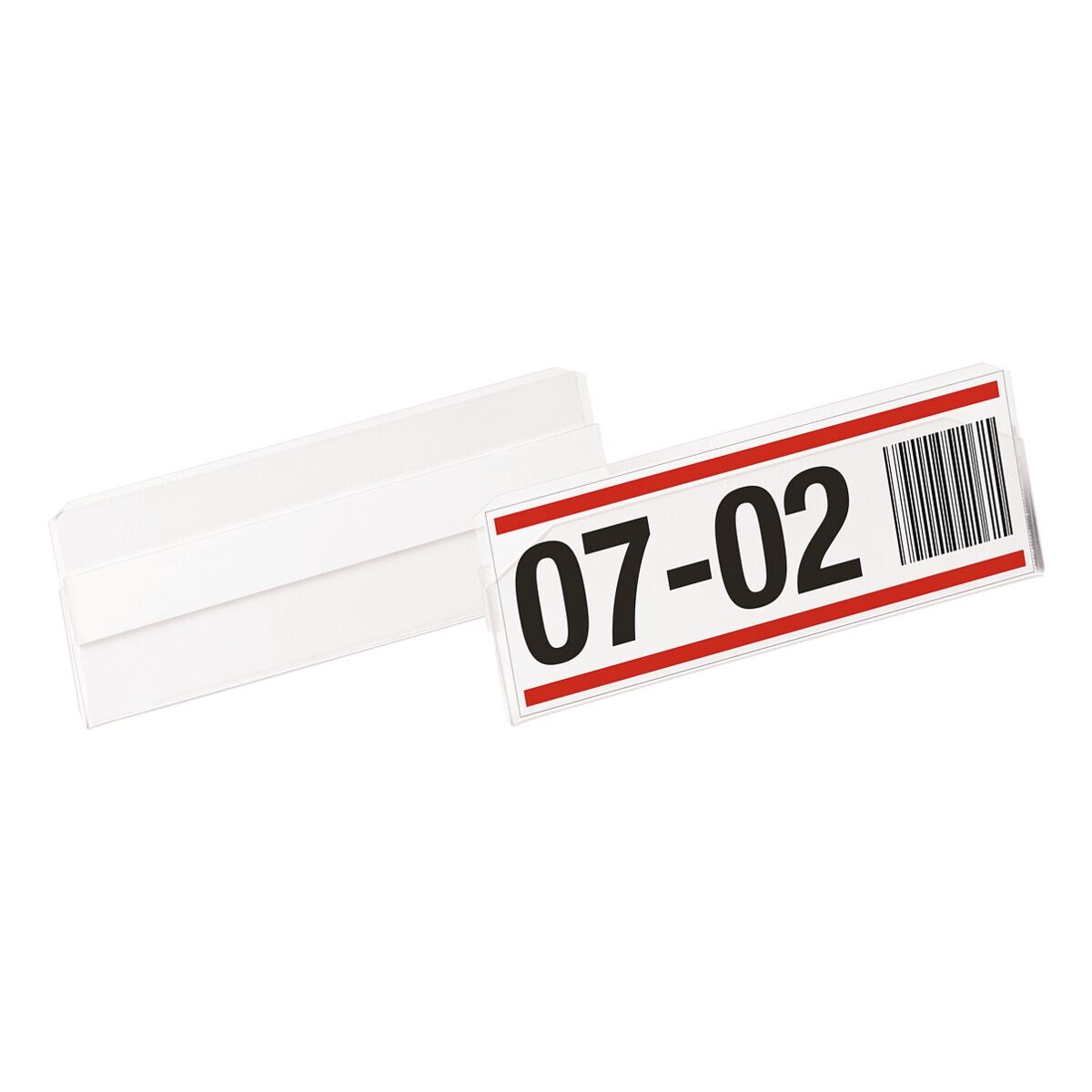 Durable 10er-Pack Kennzeichnungstaschen »HARD COVER« selbstklebend 100 x 38 mm