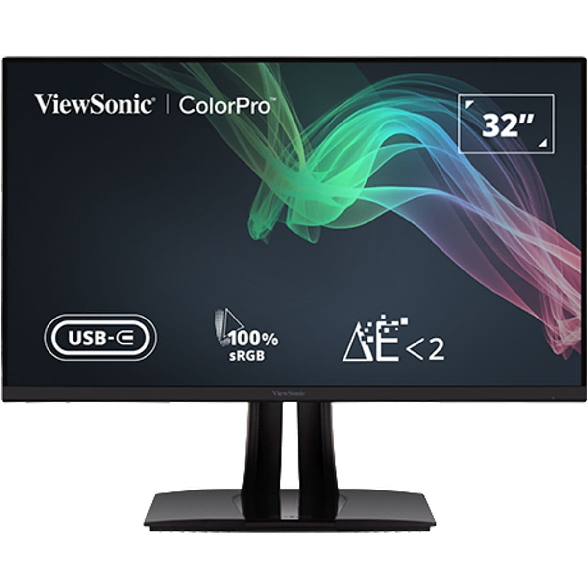 ViewSonic ColorPro VP3256-4K IPS Monitor, 81,3 cm (32''), 16:9, Ultra HD (4K), DisplayPort, 2x HDMI, 3x USB, USB Typ C