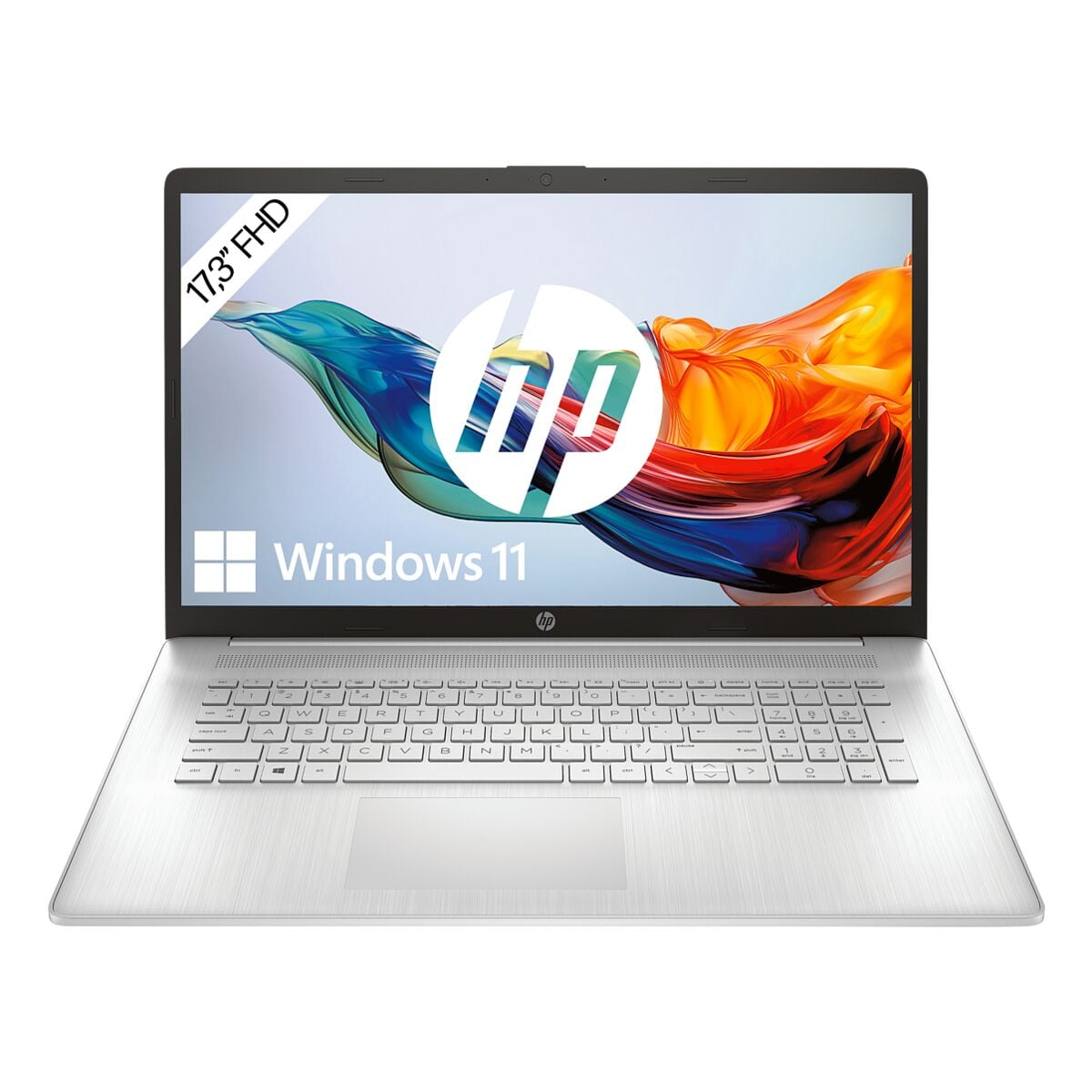 HP Notebook 17-cp0648ng 9R0T9EA#ABD, Display 43,9 cm (17,3''), AMD Ryzen™ 5 5500U, 8 GB RAM, 512 GB SSD, Windows 11 Home
