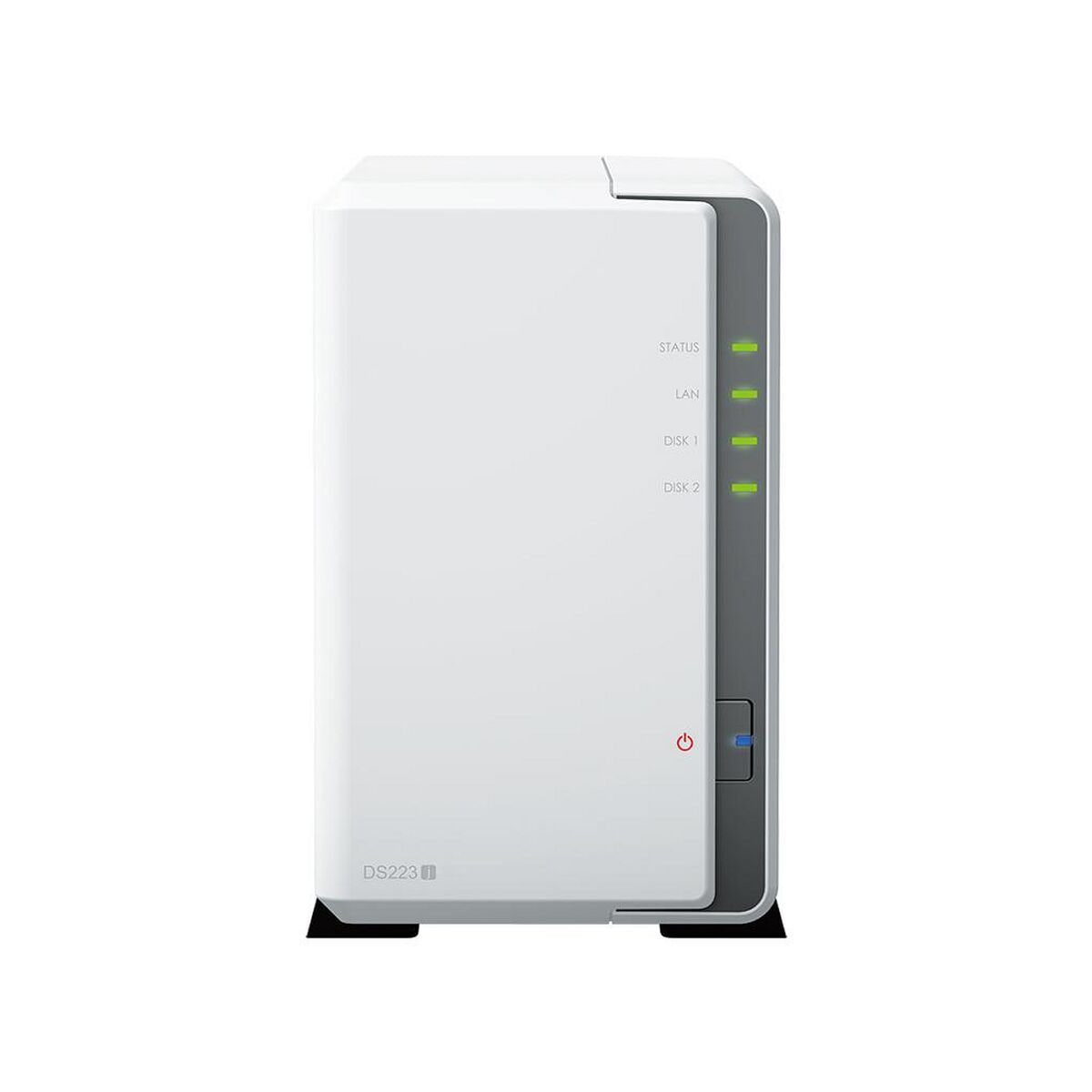 Synology DiskStation DS223J, externe NAS-Festplatte mit 2 Einschüben, USB 3.2 Gen 1