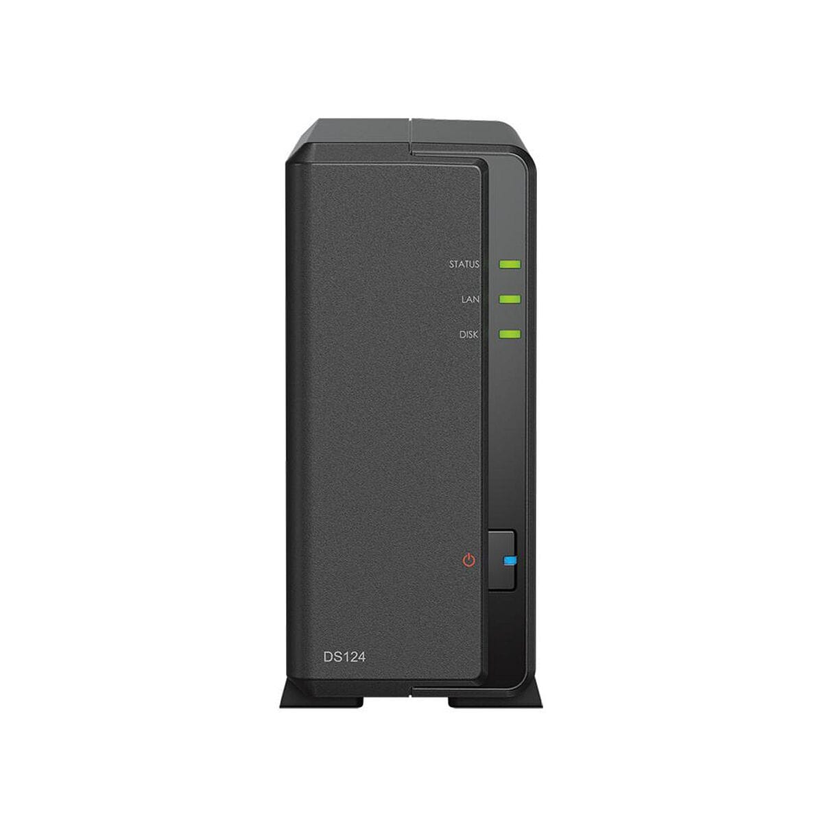 Synology DiskStation DS124, externe NAS-Festplatte mit 1 Einschub, USB 3.2 Gen 1