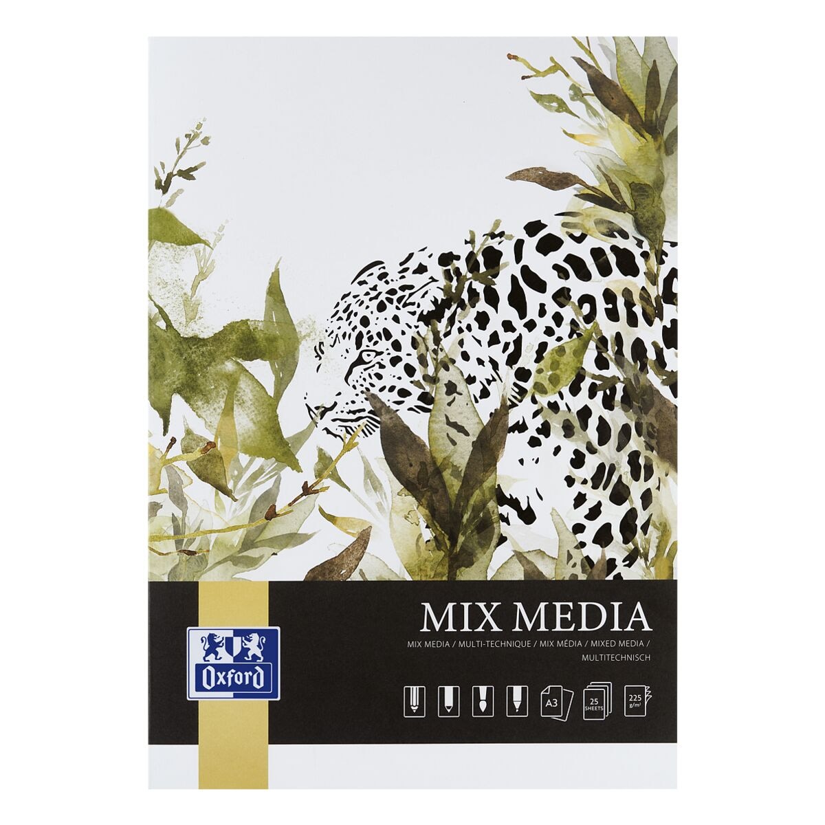 Oxford Art Mixed Media Block A3, 25 Blatt