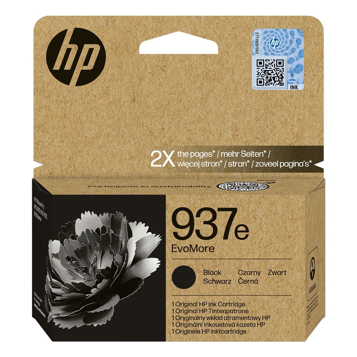 HP Tintenpatrone HP 937e, schwarz - 4S6W9NE#CE1
